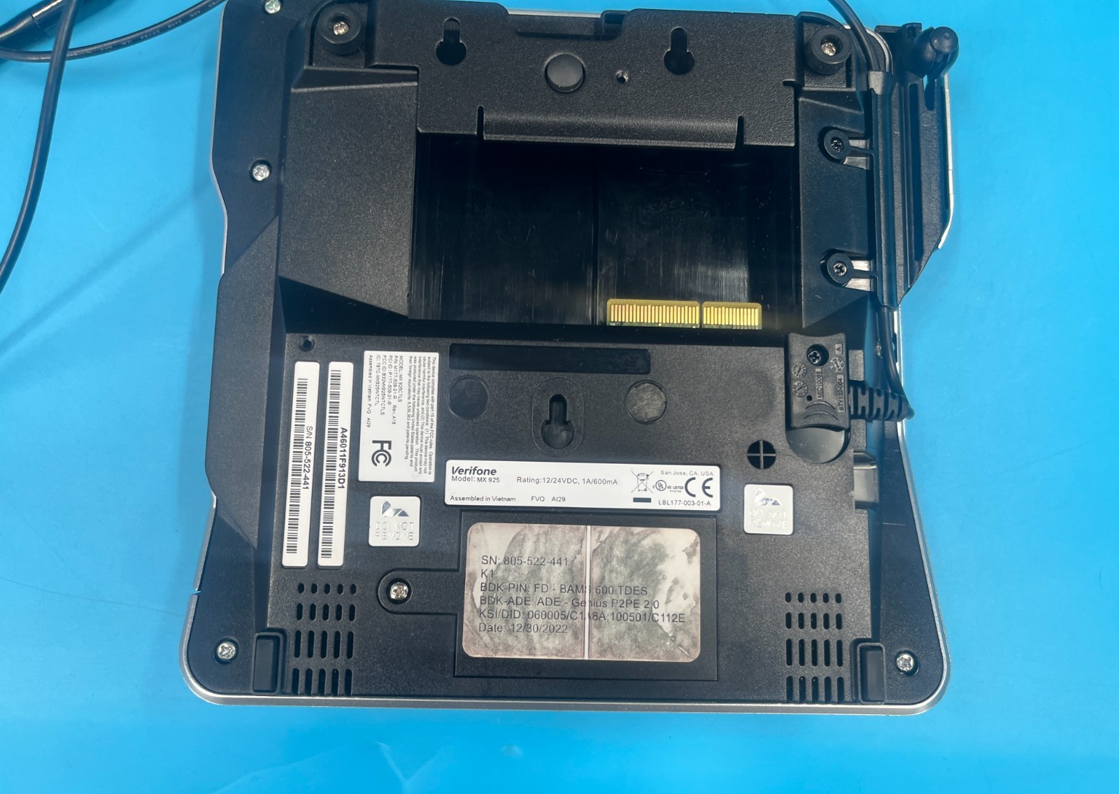 LOT OF 3 Verifone MX 925 Credit Card Terminals MX925 CTLS POS Parts/REPAIR AS IS