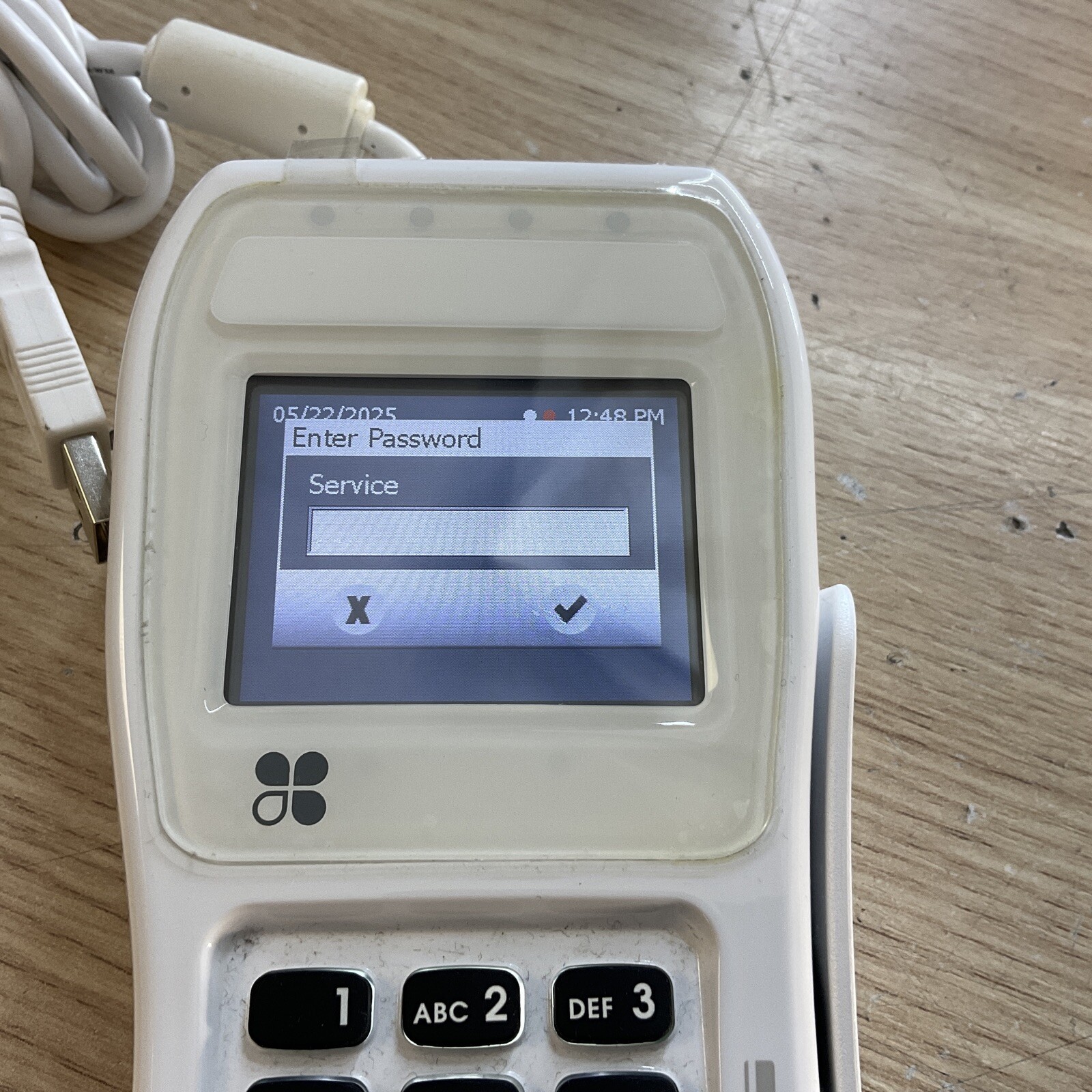4 Clover XAC xPED-8006L2-3CR Locked LCD Display POS Syst Credit Card /JUA2218
