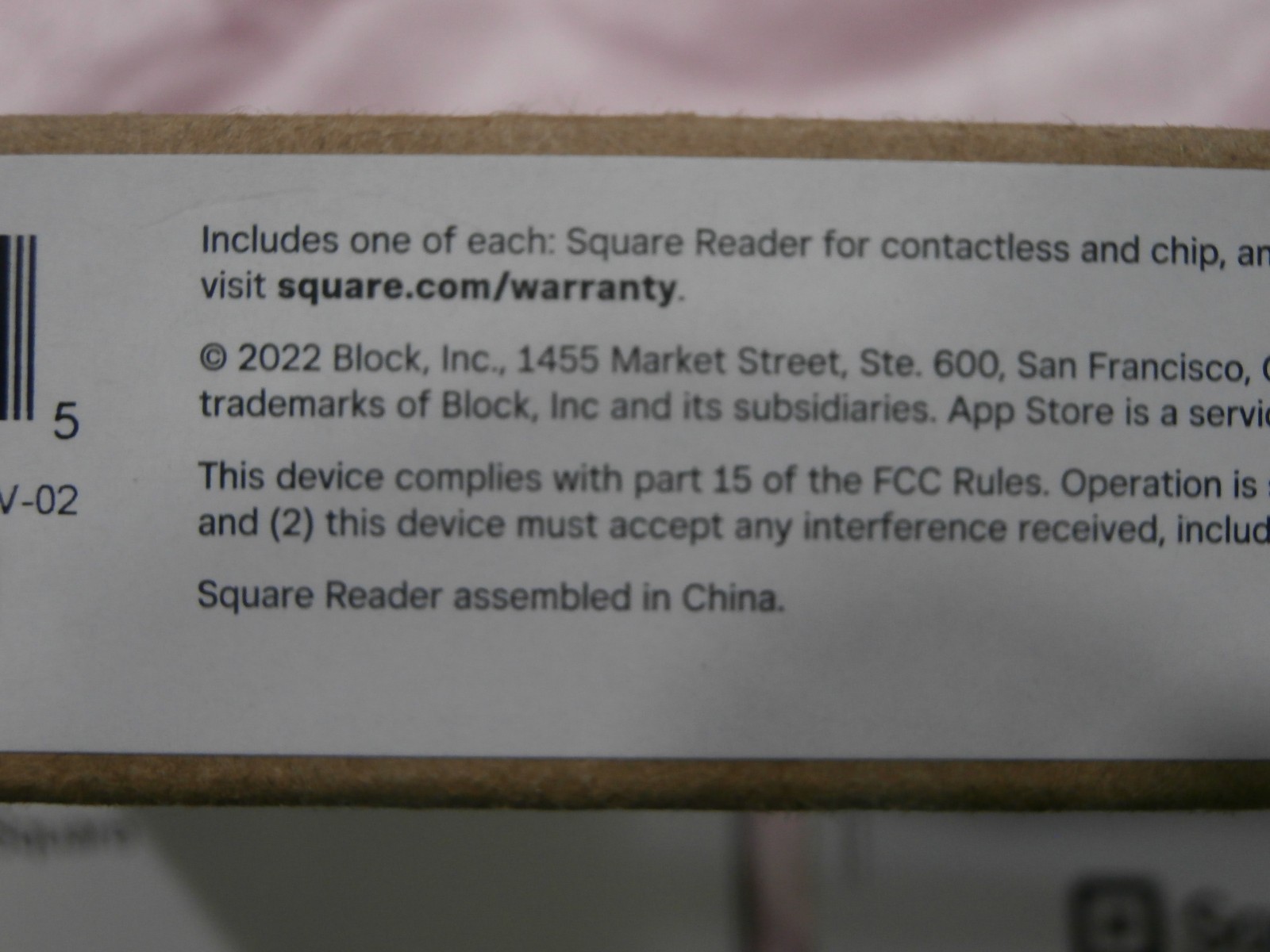 • Square Credit Card Reader