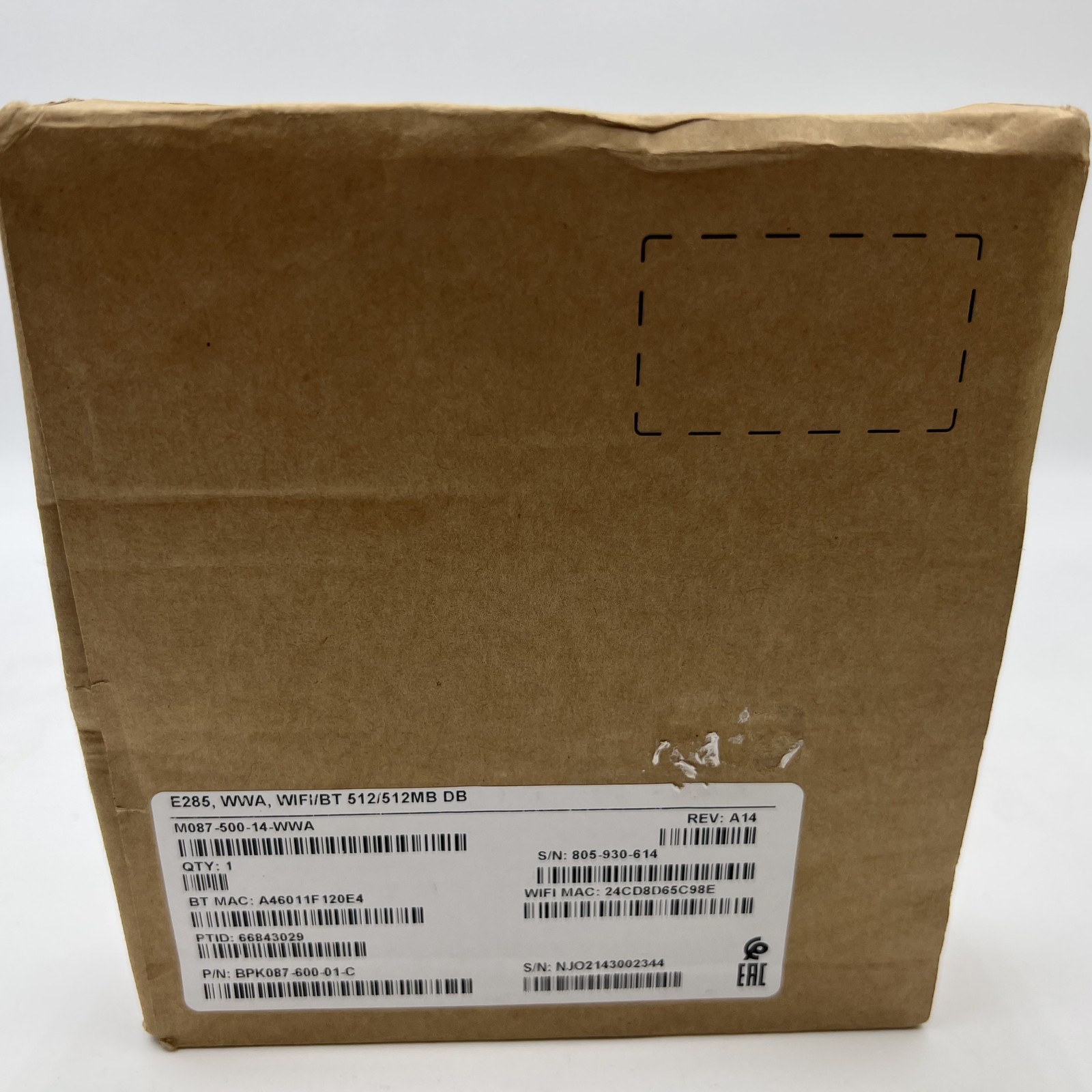 Verifone Engage E285 Wireless POS Terminal M087-500-14-WWA Wi-Fi BT 512MB/512MB