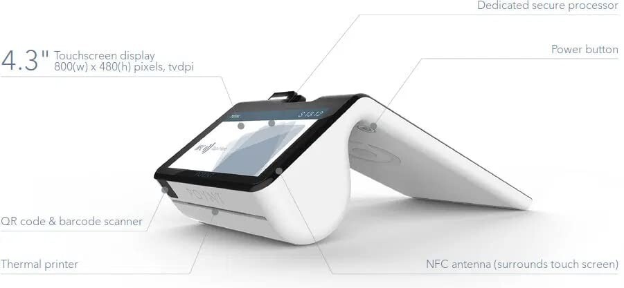 POYNT Credit Card Terminal-Point of Sale System-NEW-Merchant Account included