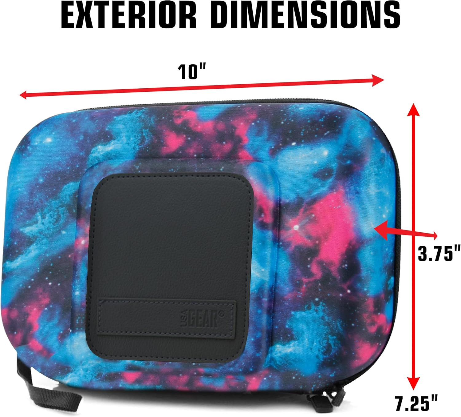 USA Gear Hard Travel Case Fits Square Card Reader, Square Handheld, Receipt Prin