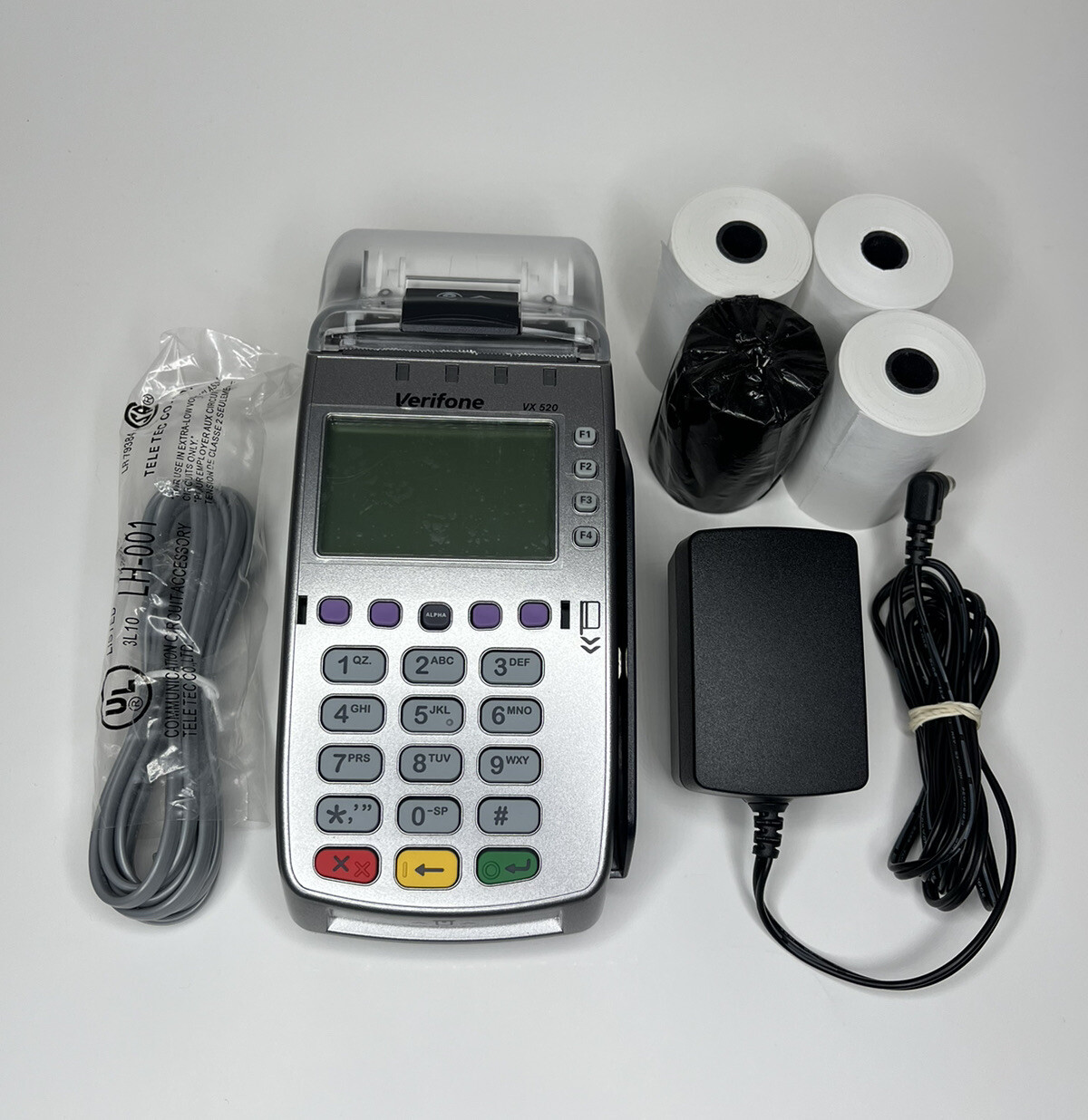 Verifone VX520 – VX 520 Credit Card Machine Terminal Reader w/ Power Cord