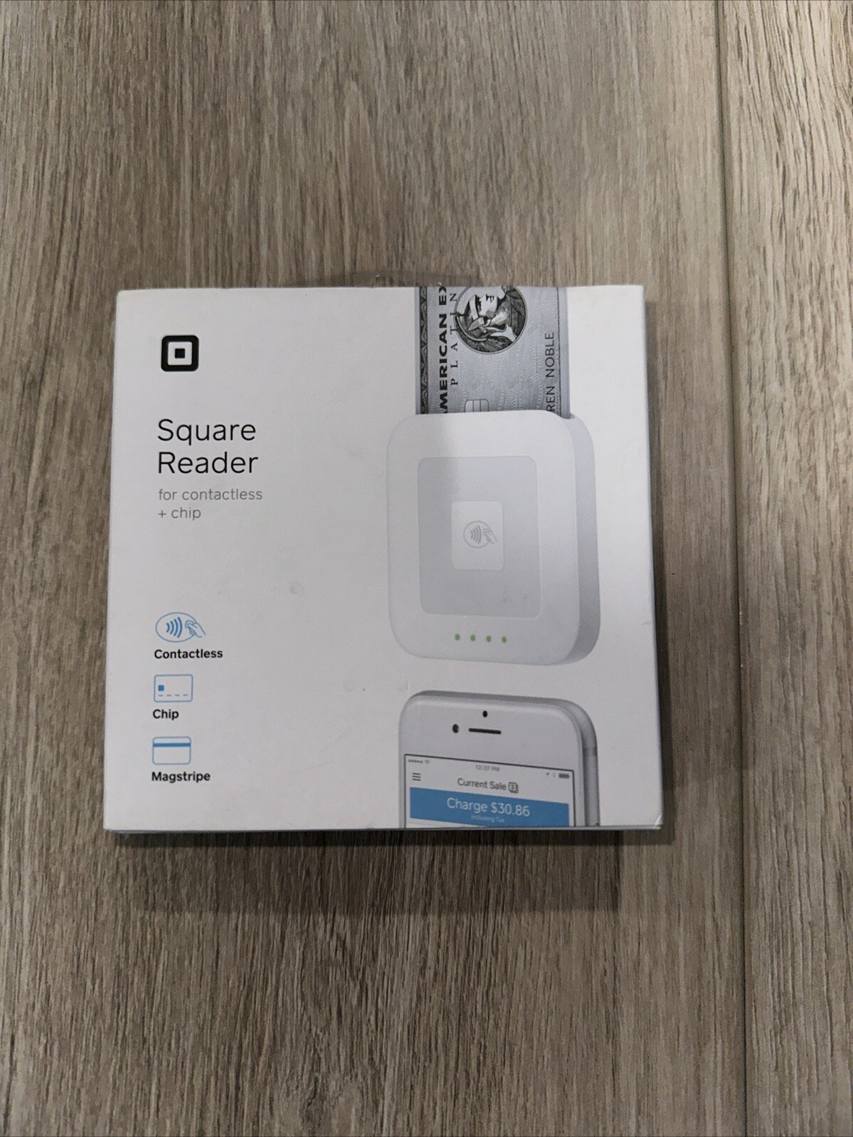 Square Reader For Contactless & Chip (A-SKU-0485) w/ Bonus Magstripe Reader