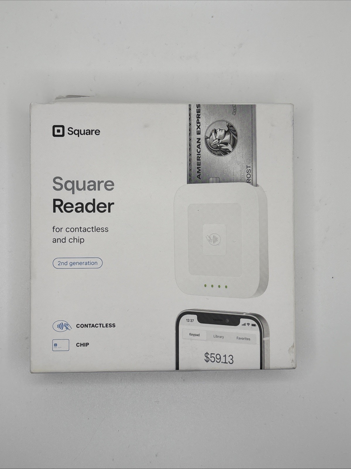 Square Reader For Contactless And Chip Magstripe Payments New/Damaged Box