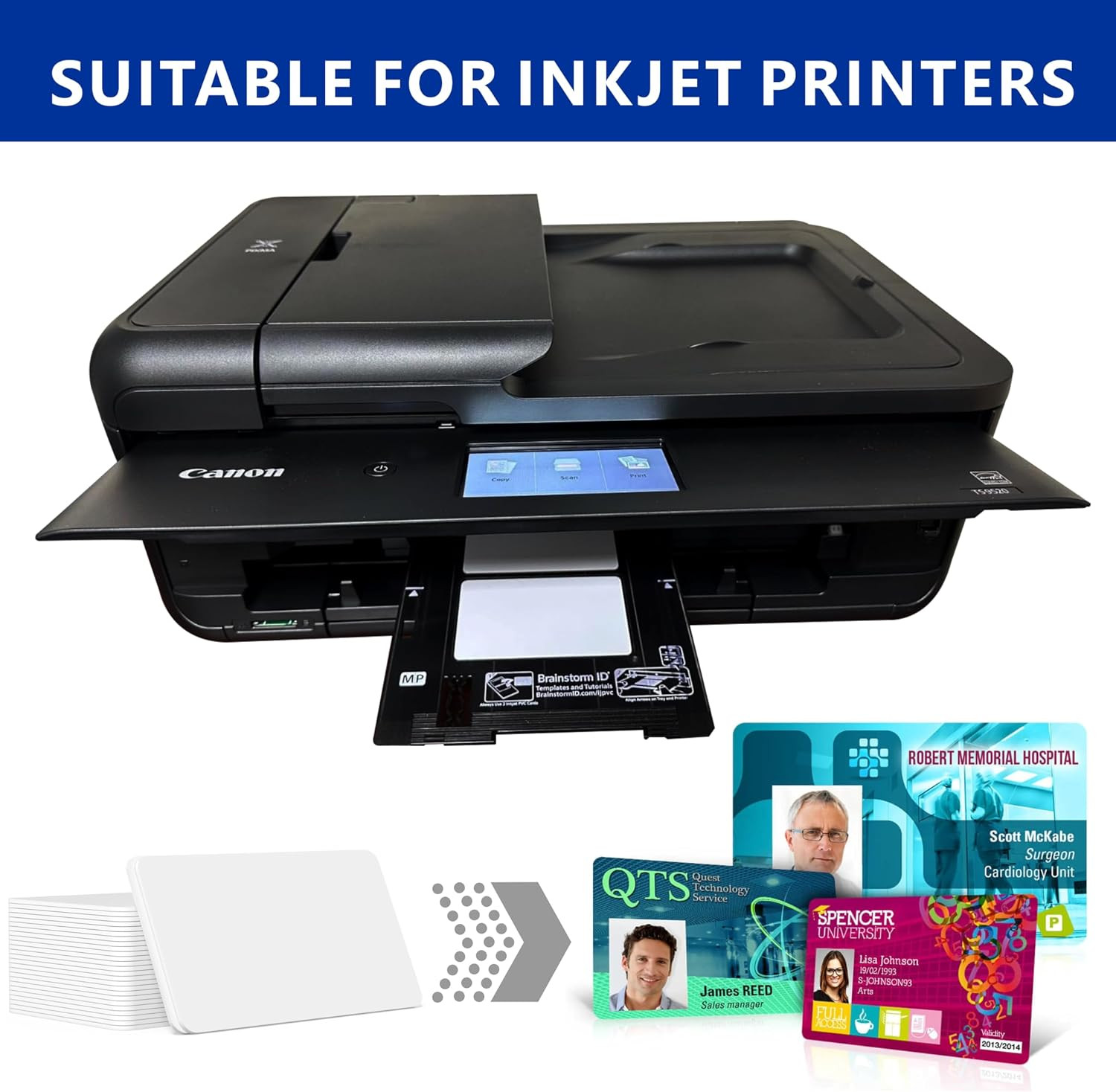 30pcs Inkjet NFC Cards Printable NFC Cards Programmable NFC Tags Ntag215 NFC Bus