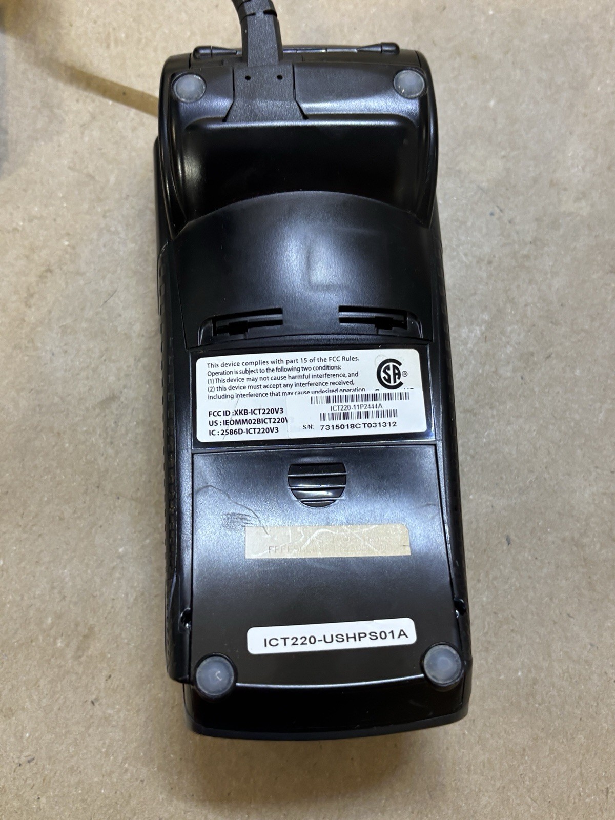 Ingenico iCT220 Point Of Sale Card Reader