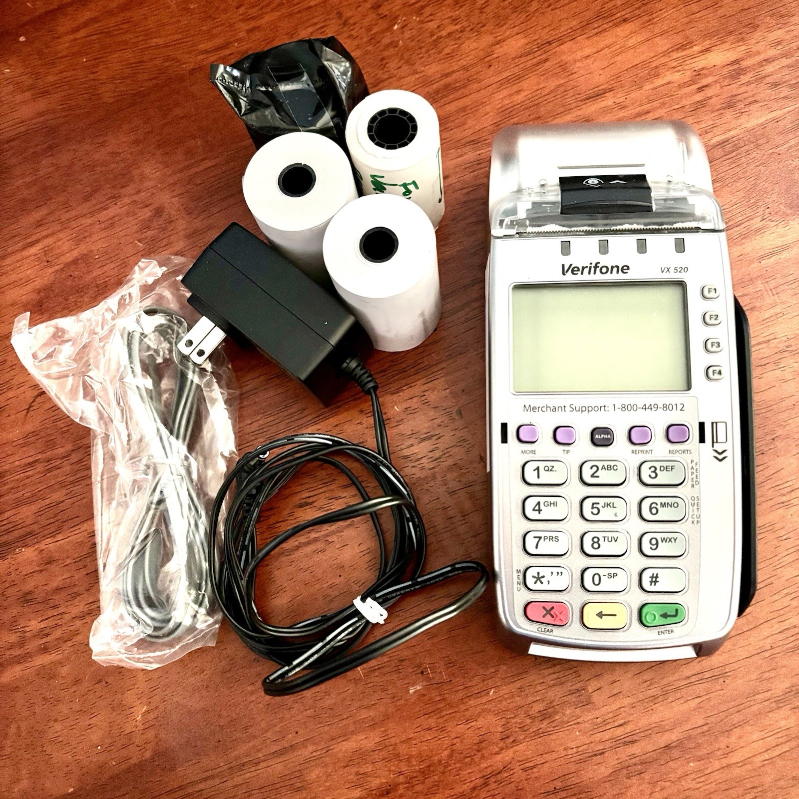 Verifone VX520 VX 520 Credit Card Machine Terminal Reader – Works