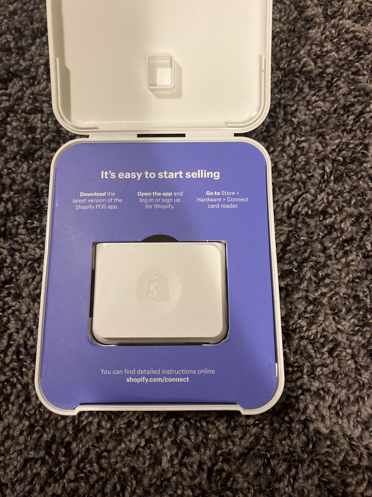 Shopify Chip & Swipe Reader – White (8541732075)