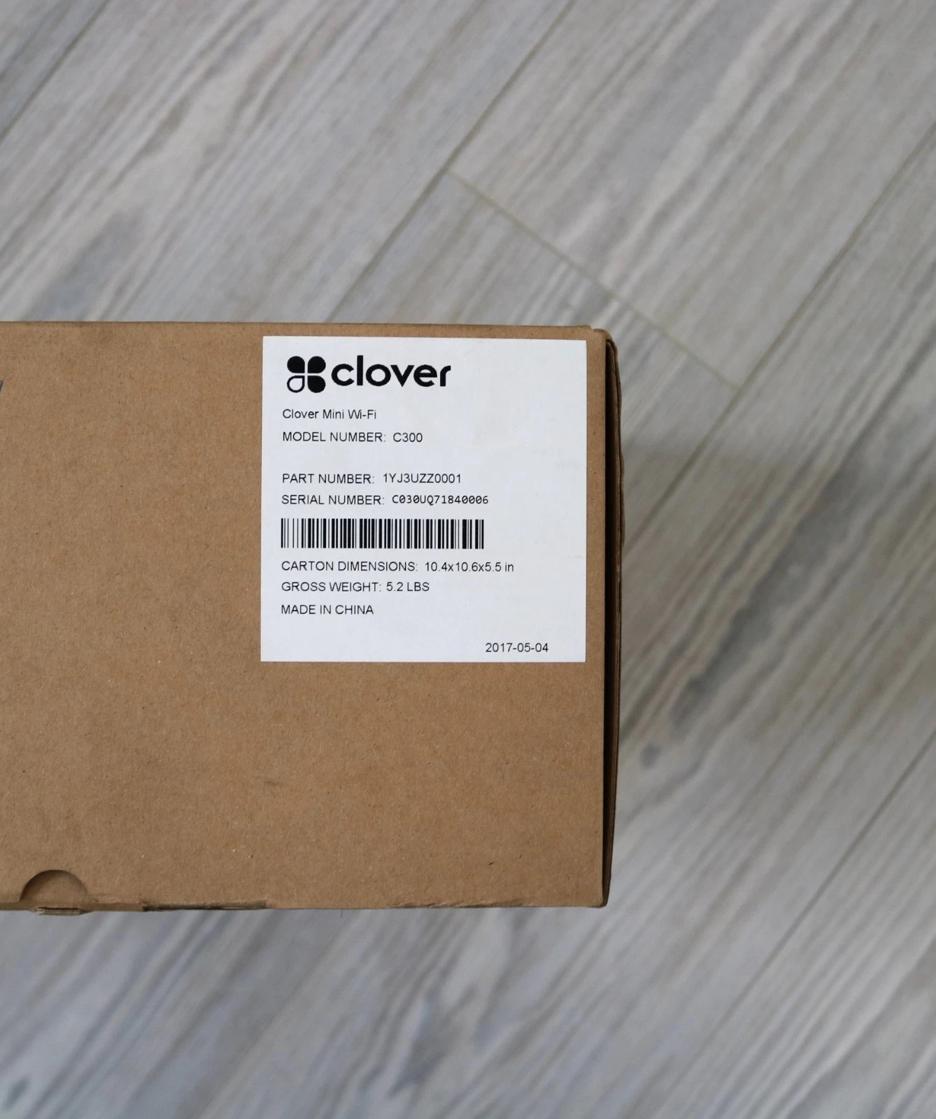 Clover Mini Wi-Fi C300 Card Reader Point of Sale System POS NEW In Box