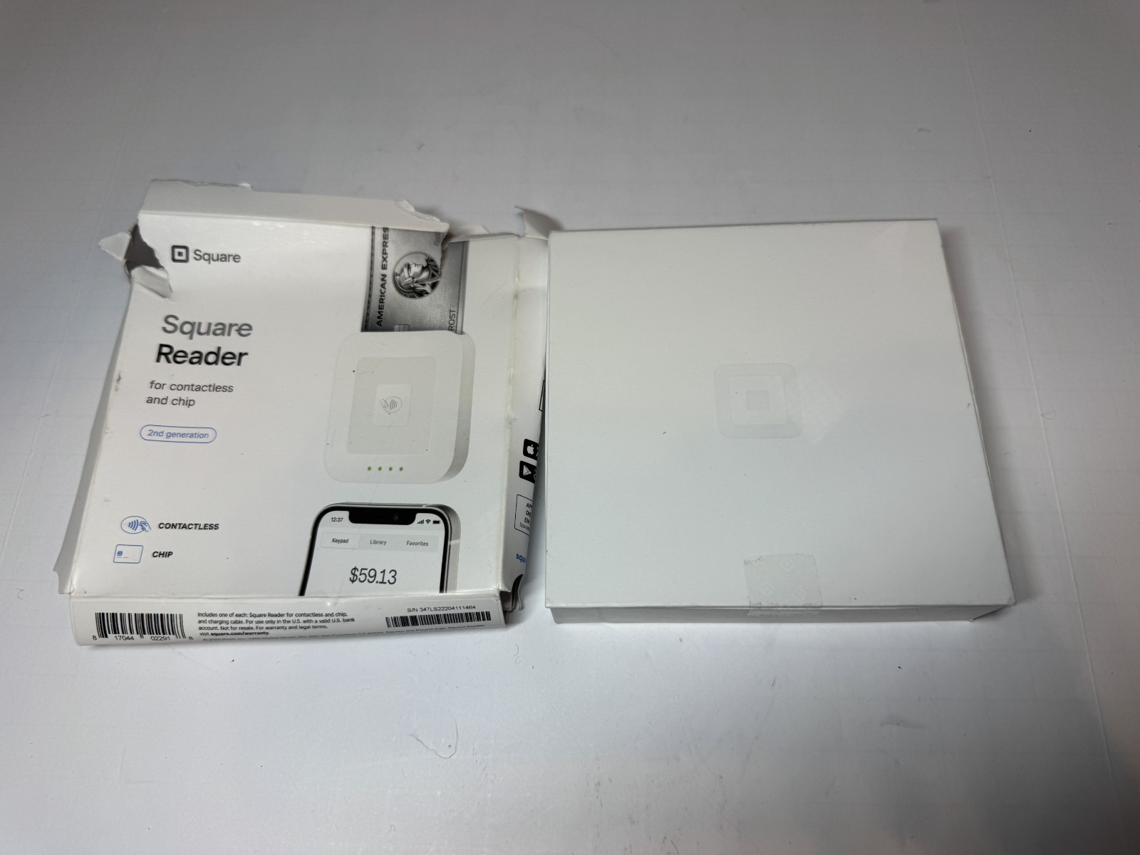 2 Square Reader for Contactless and Chip and Magstrip, Untested