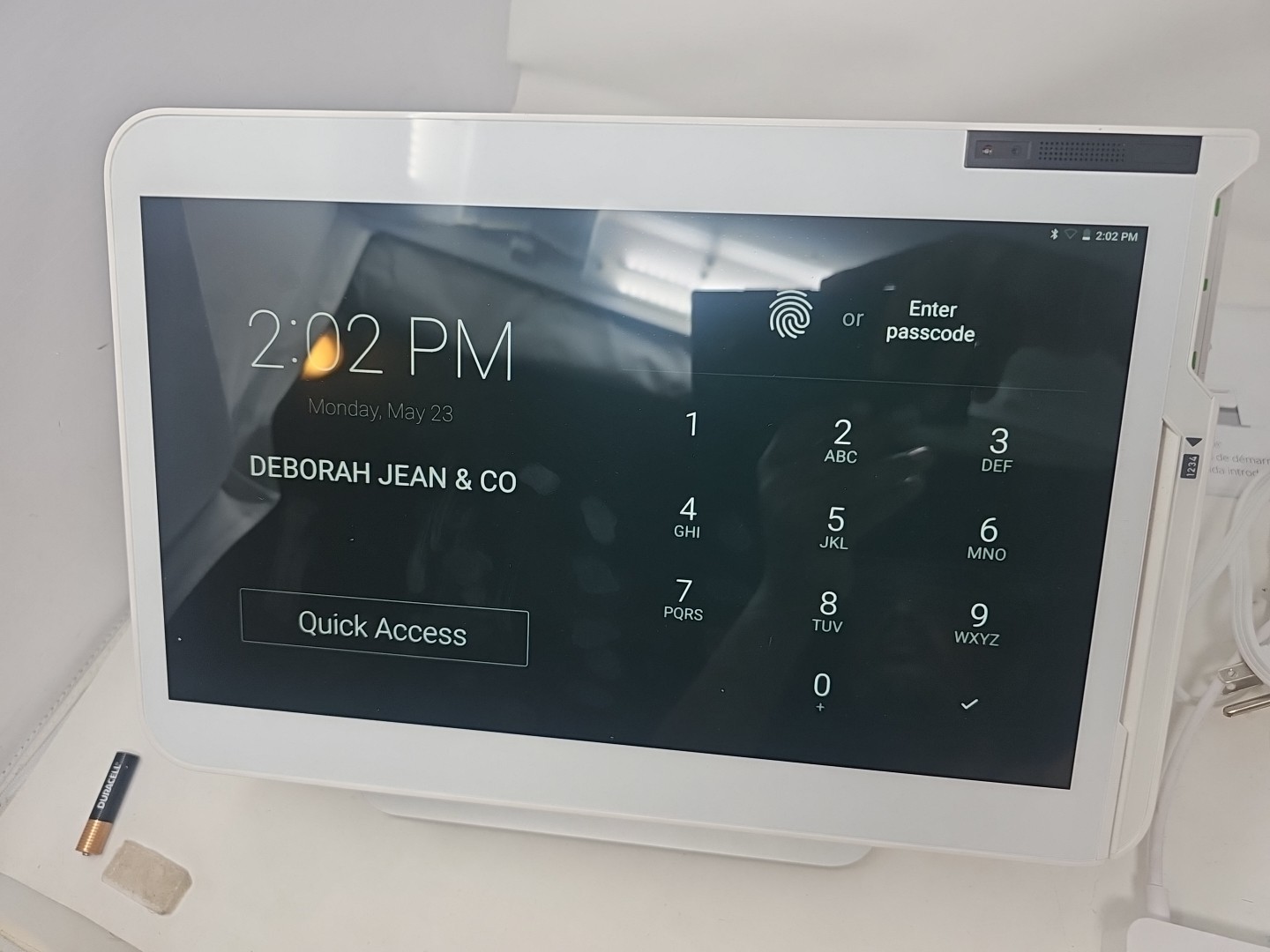 Clover Station C500 POS Point of Sale System With Power Supply And Hub Locked