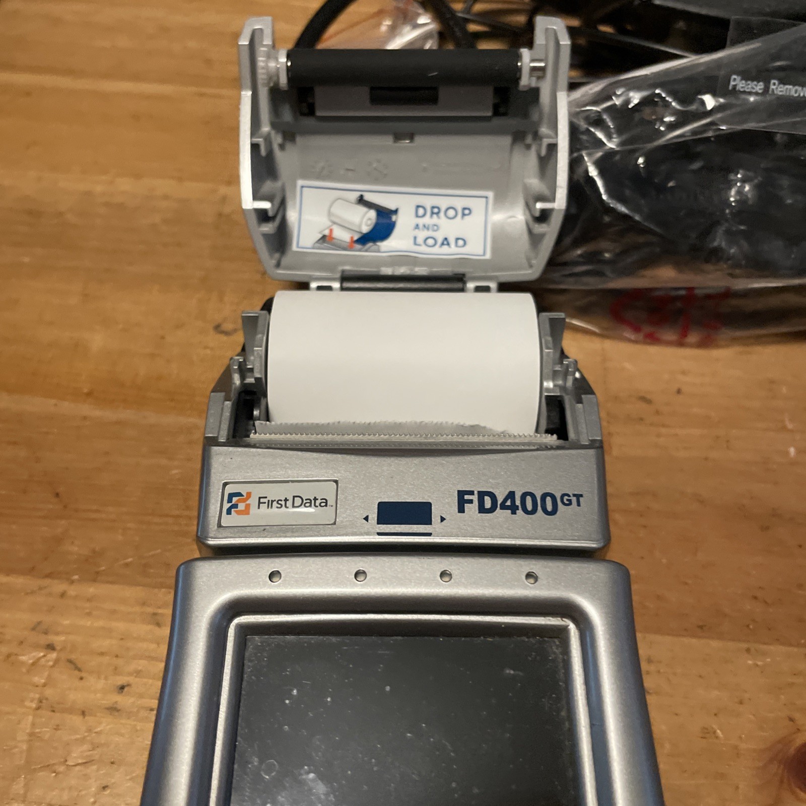 2 First Data FD400GT Credit Card Terminal Thermal Debit Card Machine