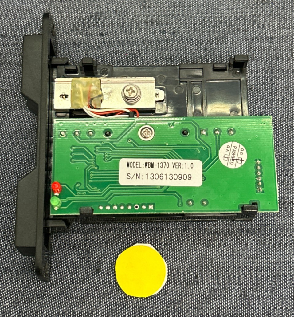 GAMING MACHINE HALF INSERT MAGNETIC CARD READER WBM-1370 3.0-5.5VDC