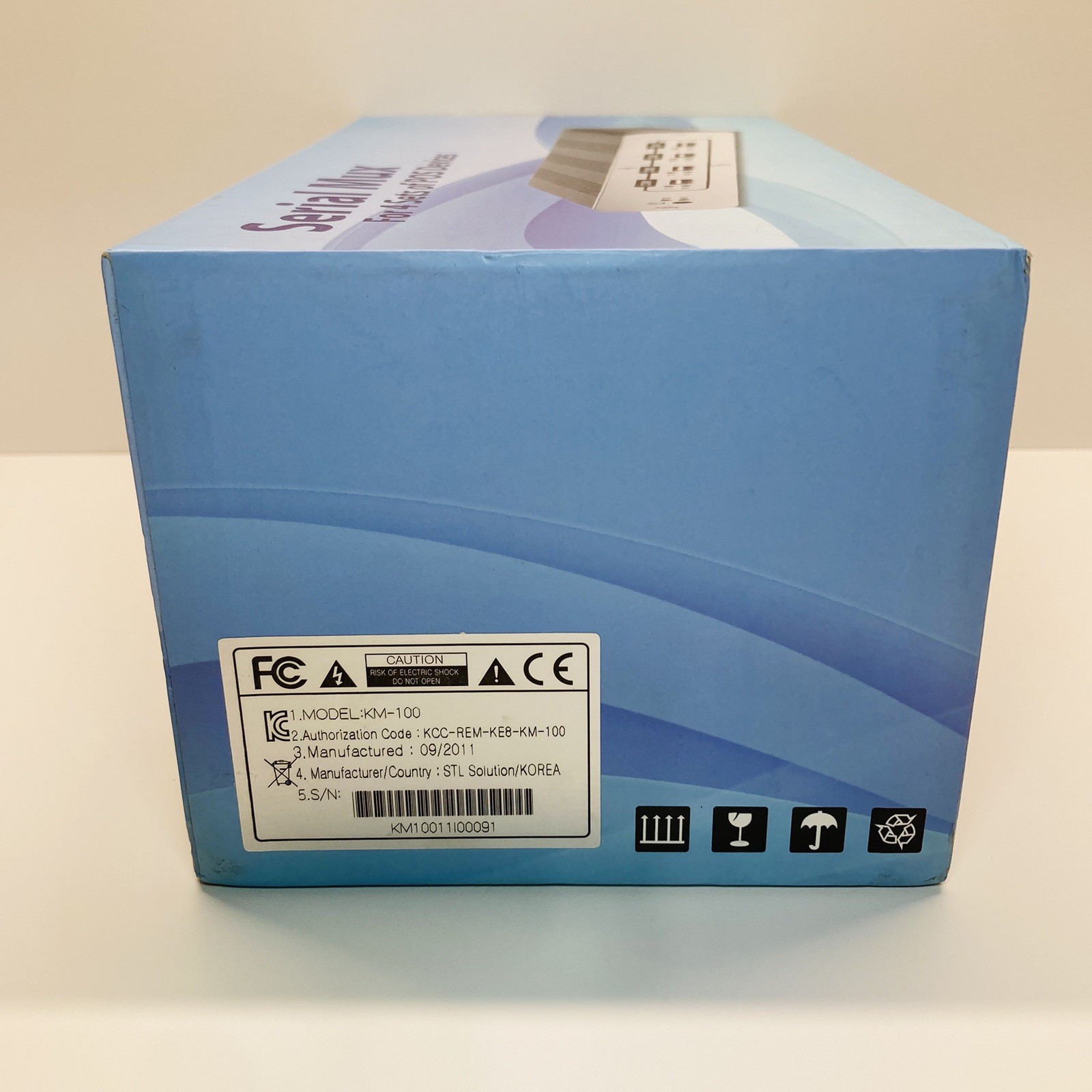 Serial Mux For 4 Sets POS Devices Model KM-100 STL Solutions S/N KM10011l00091