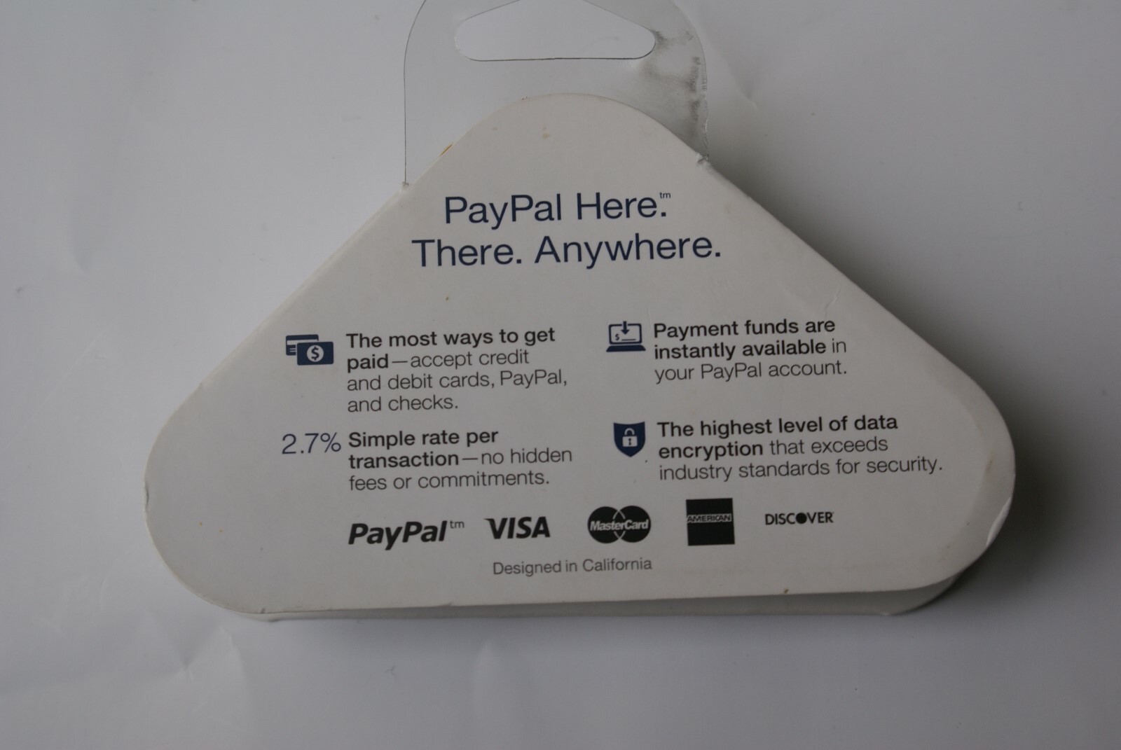 PayPal Mobile Card Reader for Apple iOS or Android Devices