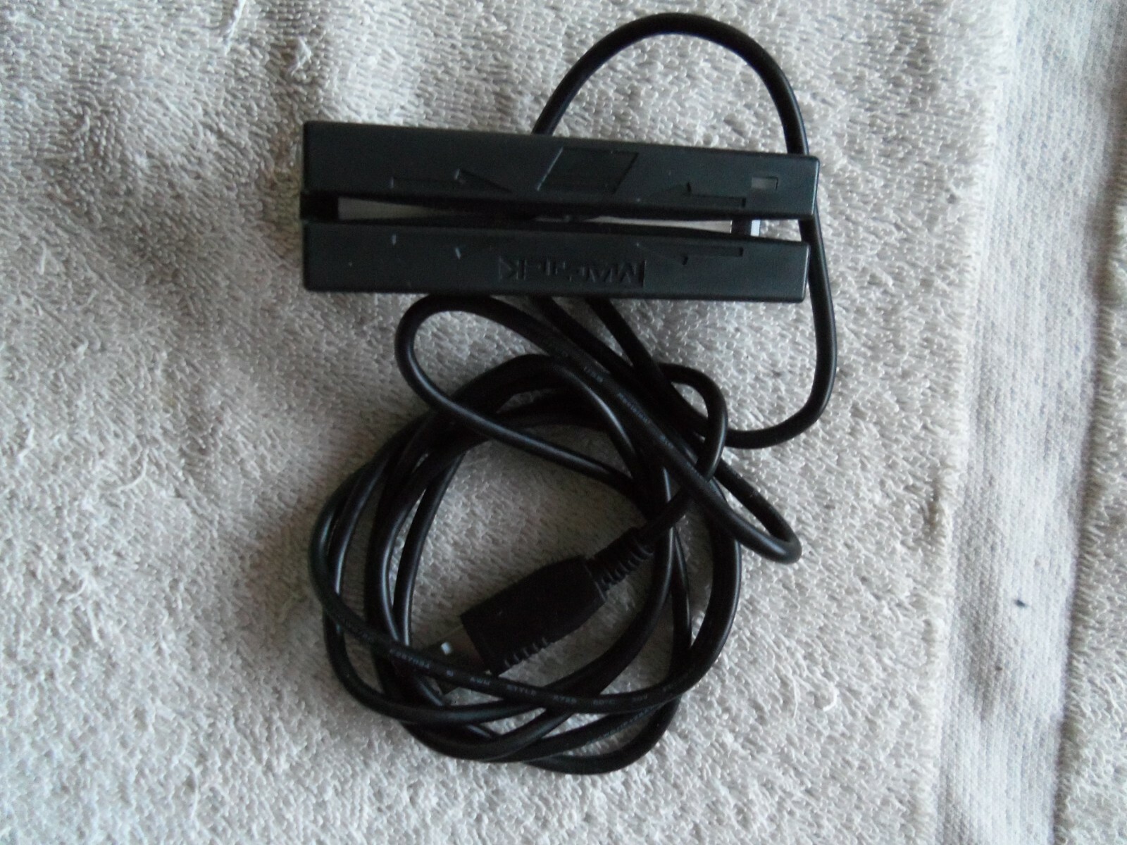 lot of 2 magtek dual head swipe usb card reader