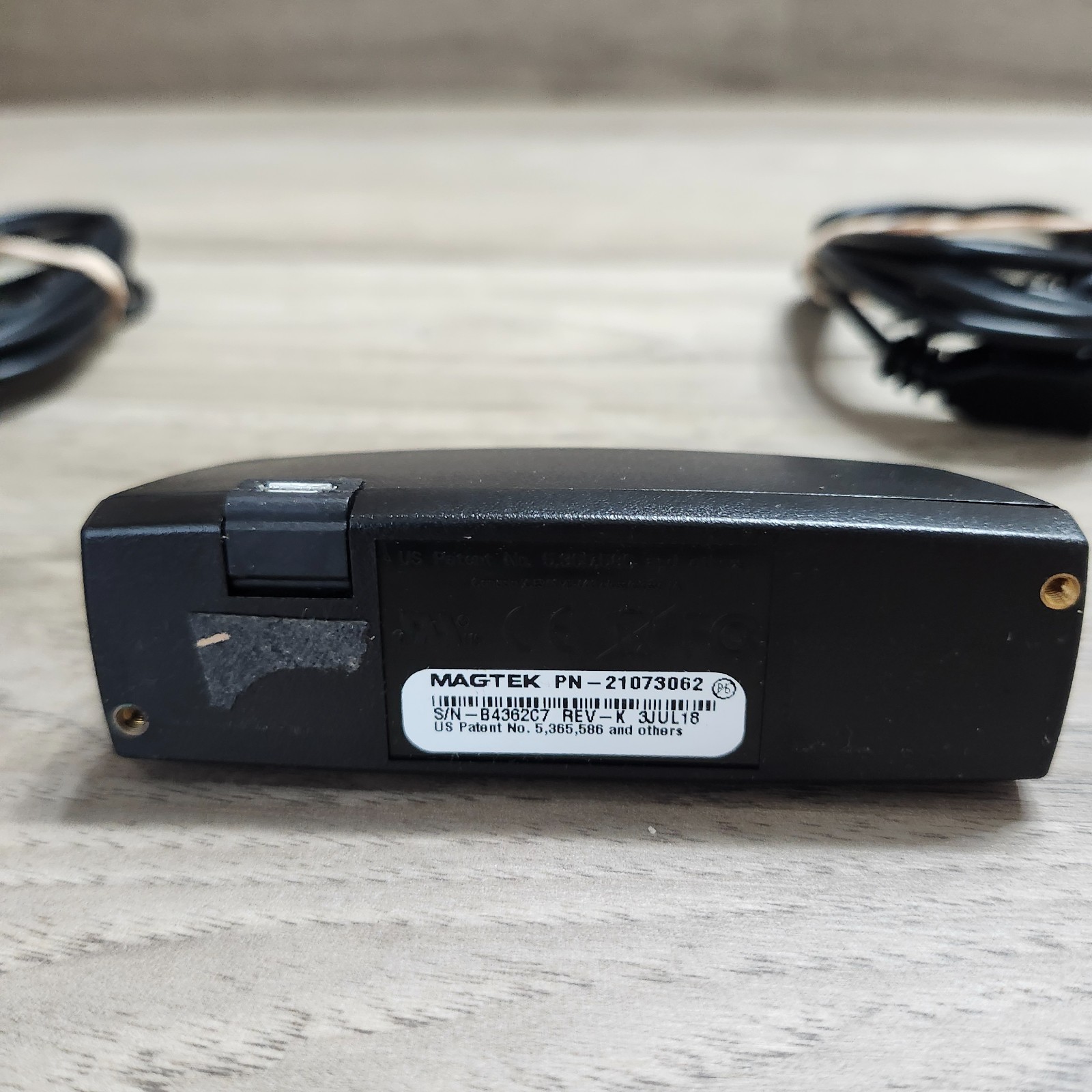 Lot Of Two MagTek 21073062 Magnetic Stripe Swipe Readers Used Condition
