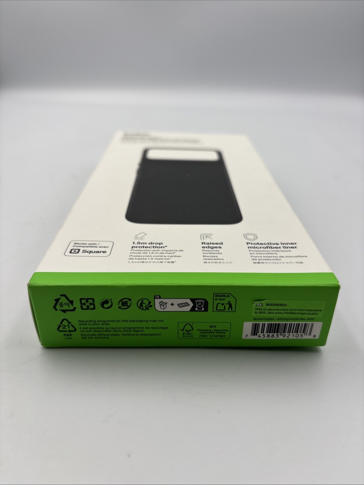 Belkin SheerForce Case for Square Handheld – Black -NEW