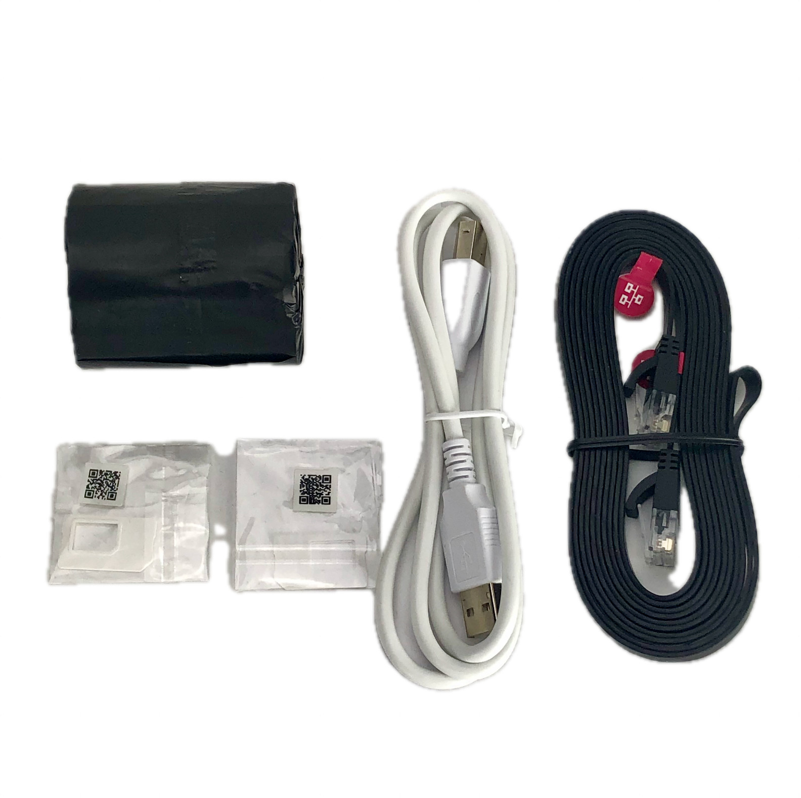 Clover Mini Thermal Paper, SIM Adapter, USB & Ethernet CAT5 Cables for C301/C300
