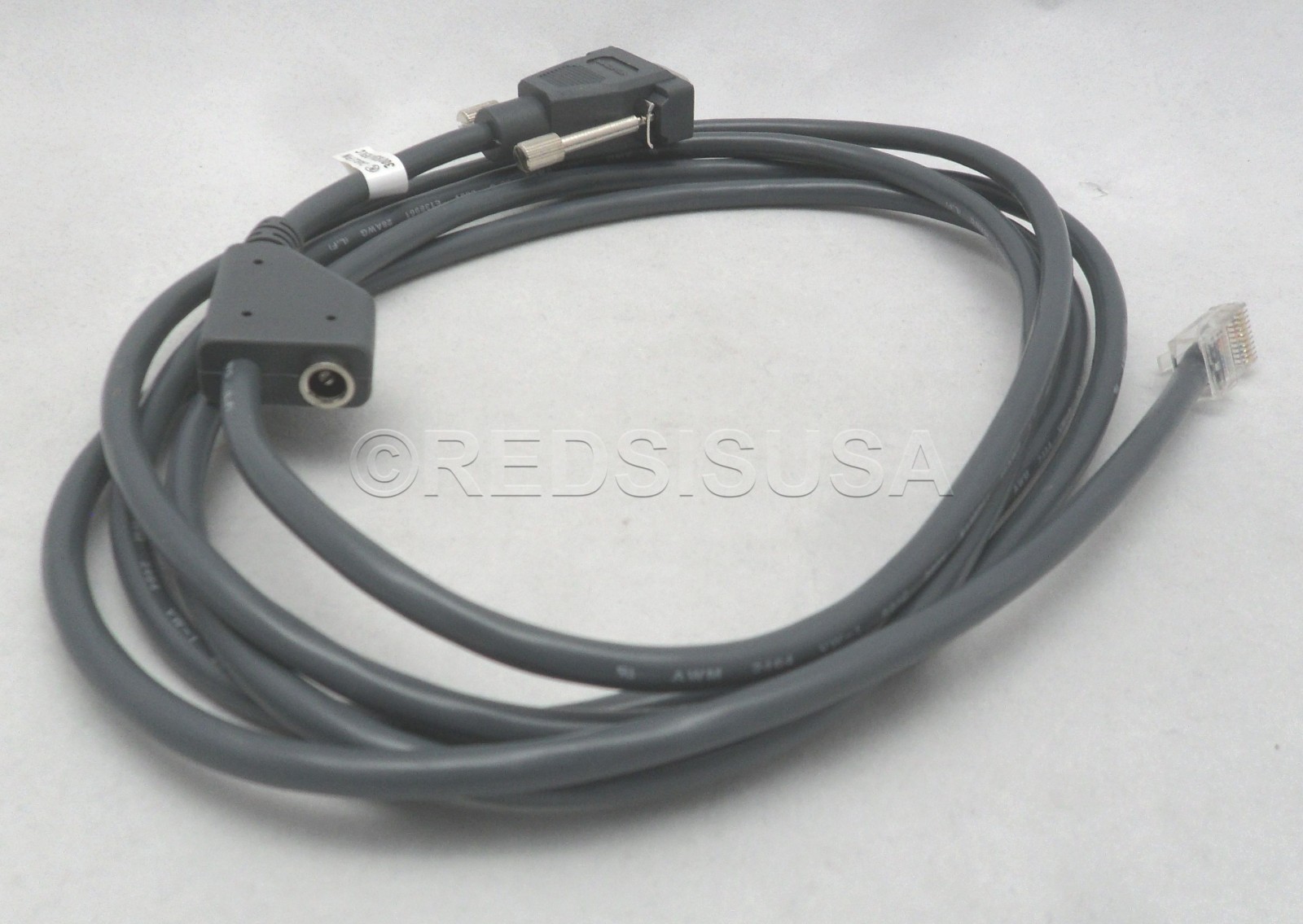Genuine MagTek cable MINIMICR RS232 DB9 8FT GRAY RS232 MINI MICR & PC 30019304