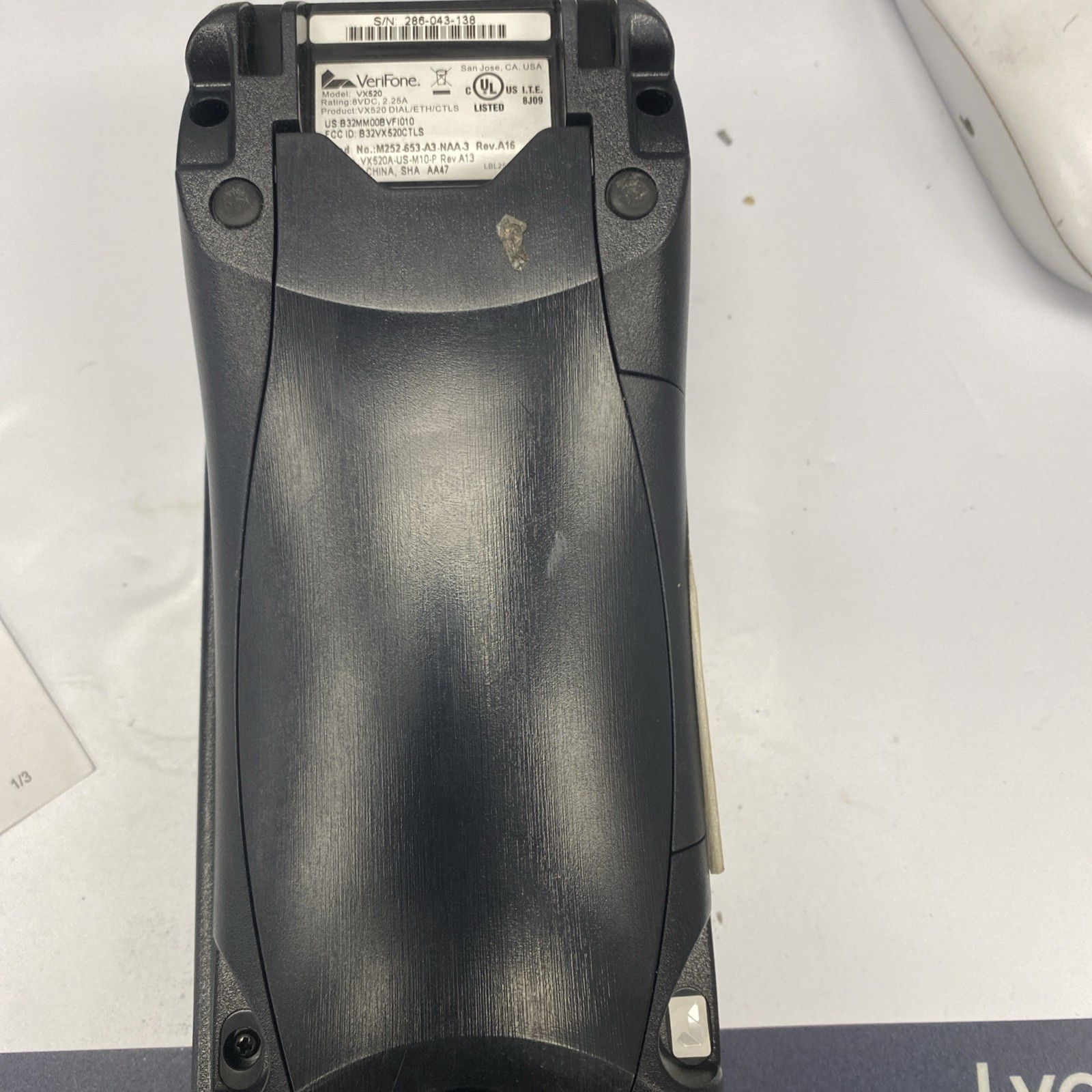 Verifone VX520 POS Credit Card Reader Machine #M252-753-03-NAA-3