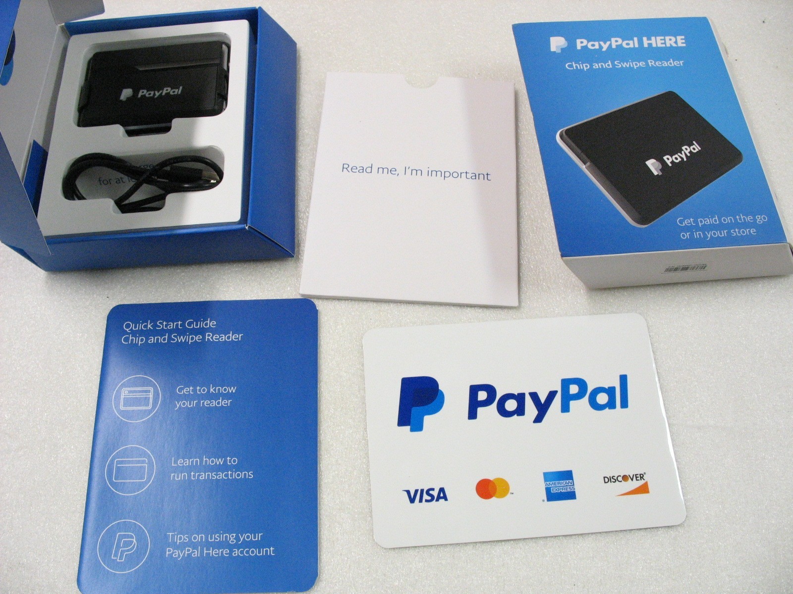 PayPal Here Chip And Card Swipe Reader Credit & Debit Cards Mobile