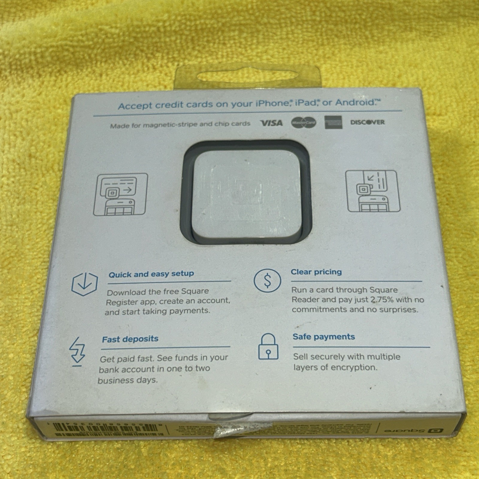 Square Reader for Magstripe 3.5 Jack !! Model SKU-0033
