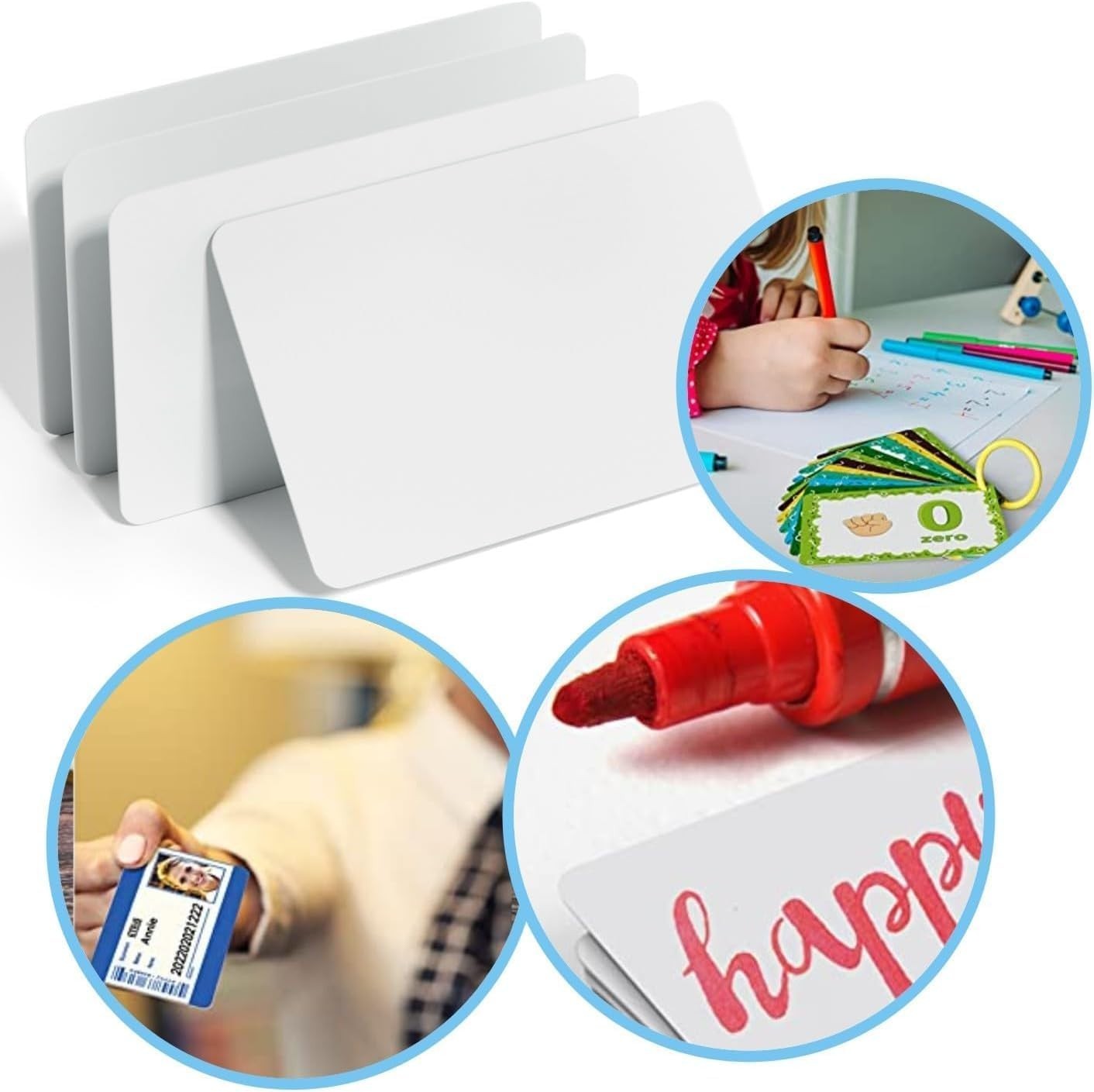 Blank NFC Tags, 50 Count Printable Cards Compatible with TagMo Devices