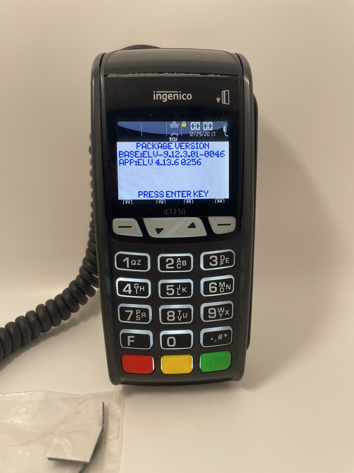 Ingenico iCT 250 Credit Card Terminal Reader ict250-11t1879a