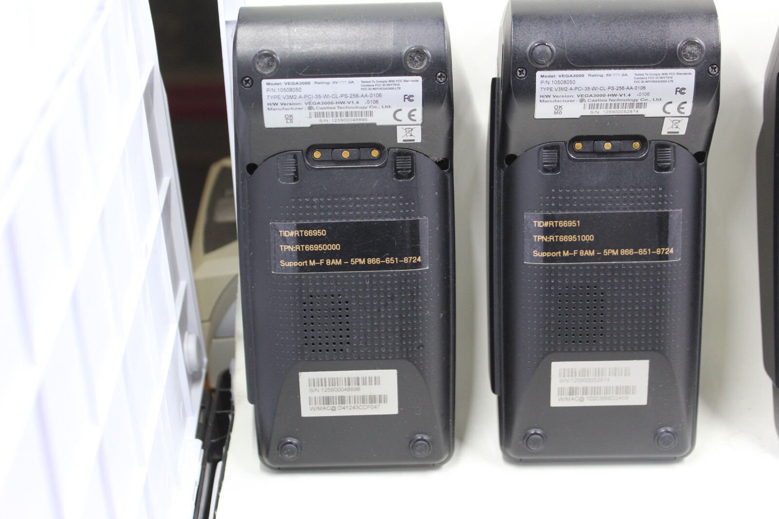 Lot of 5 Dejavoo Z8 Vega3000 Credit Card Reader Terminals – Wholesale Deal