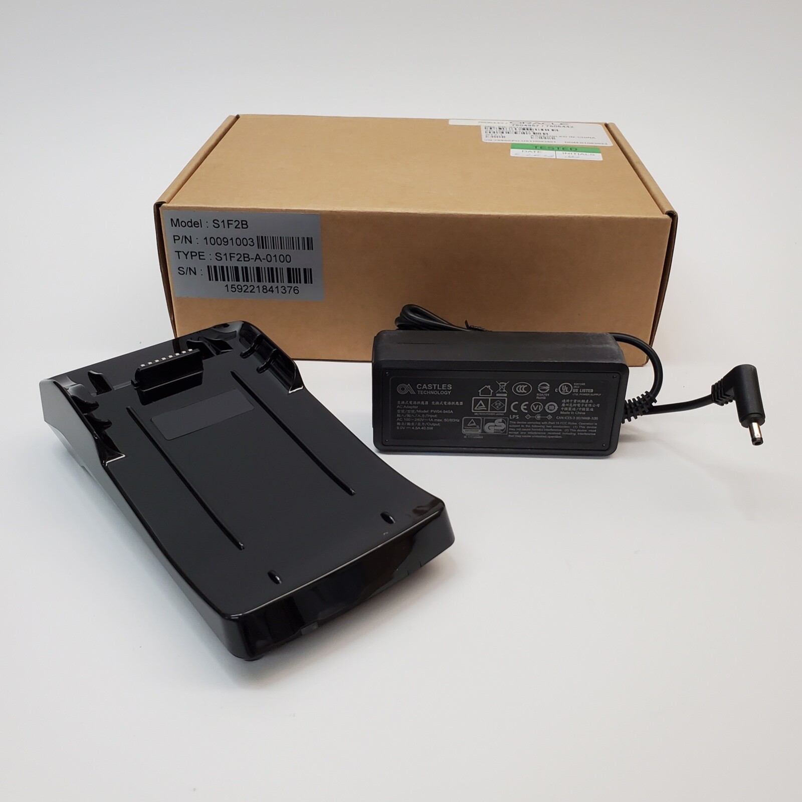 NOB Castles S1F2B Charging Cradle for Portable POS w/Power Supply