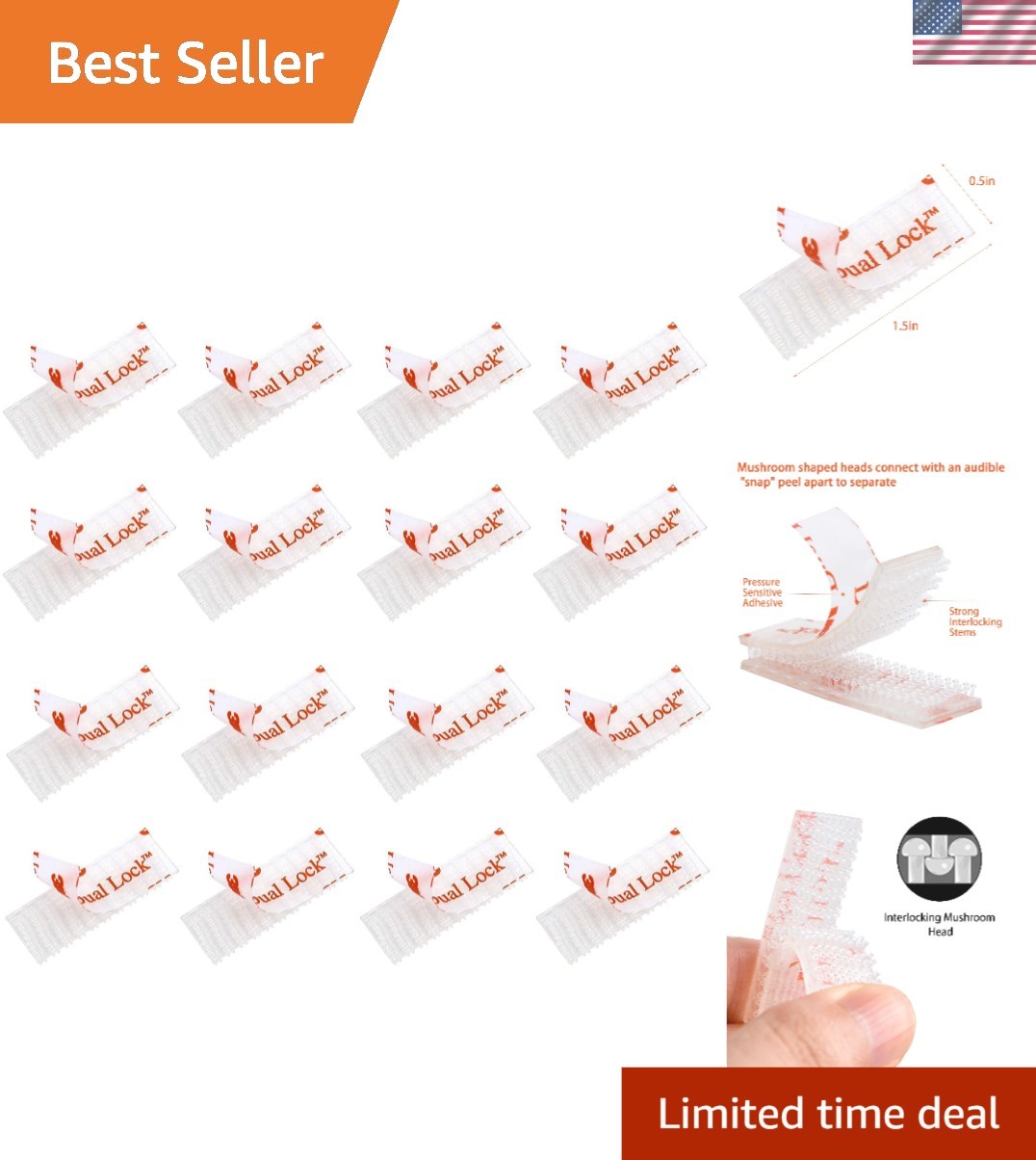 Indoor/Outdoor Waterproof 16 Pcs Toll Tag Mounting Kit – Reliable & Strong