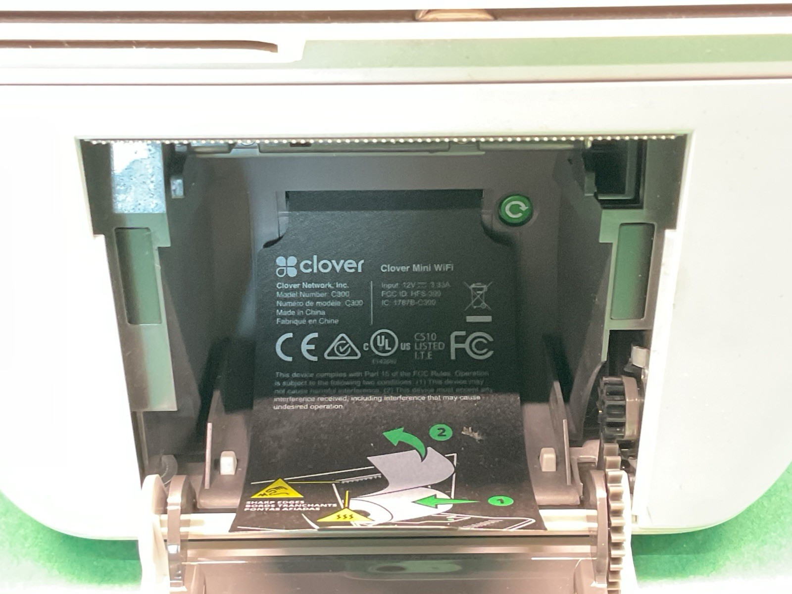 CLOVER MINI WI-FI C300 POINT OF SALE SYSTEM POS CREDIT CARD TERMINAL – Parts