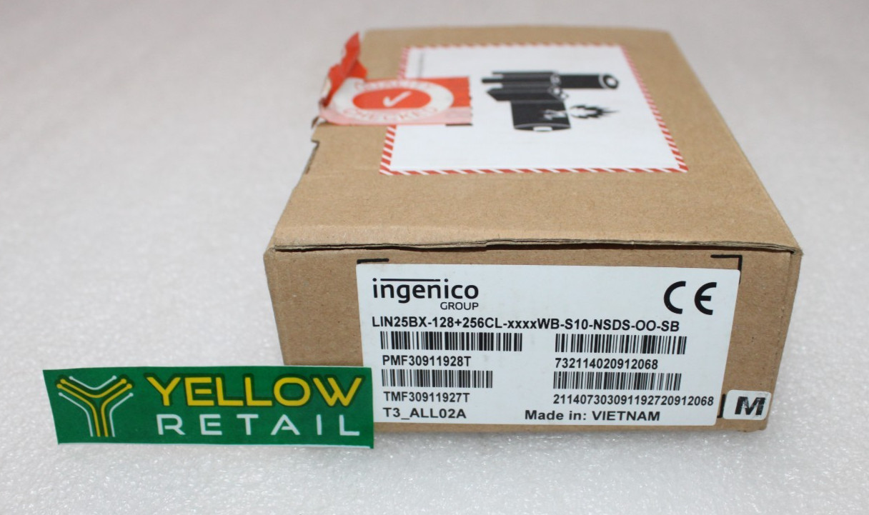 INGENICO LINK/2500 PORTABLE PAYMENT TERMINAL PMF30911928T LIN25BX-128+256CL
