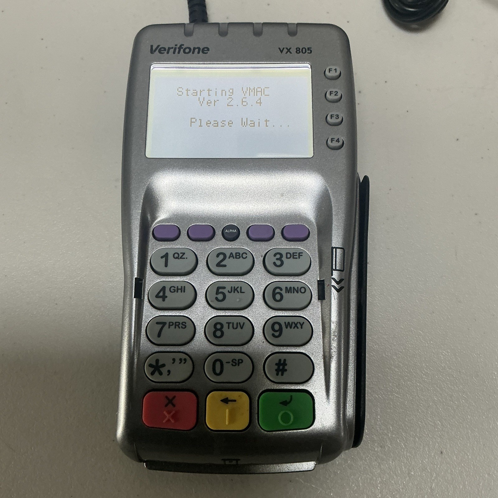 Verifone VX-805 Card Reader 160mb Keypad clean working USB