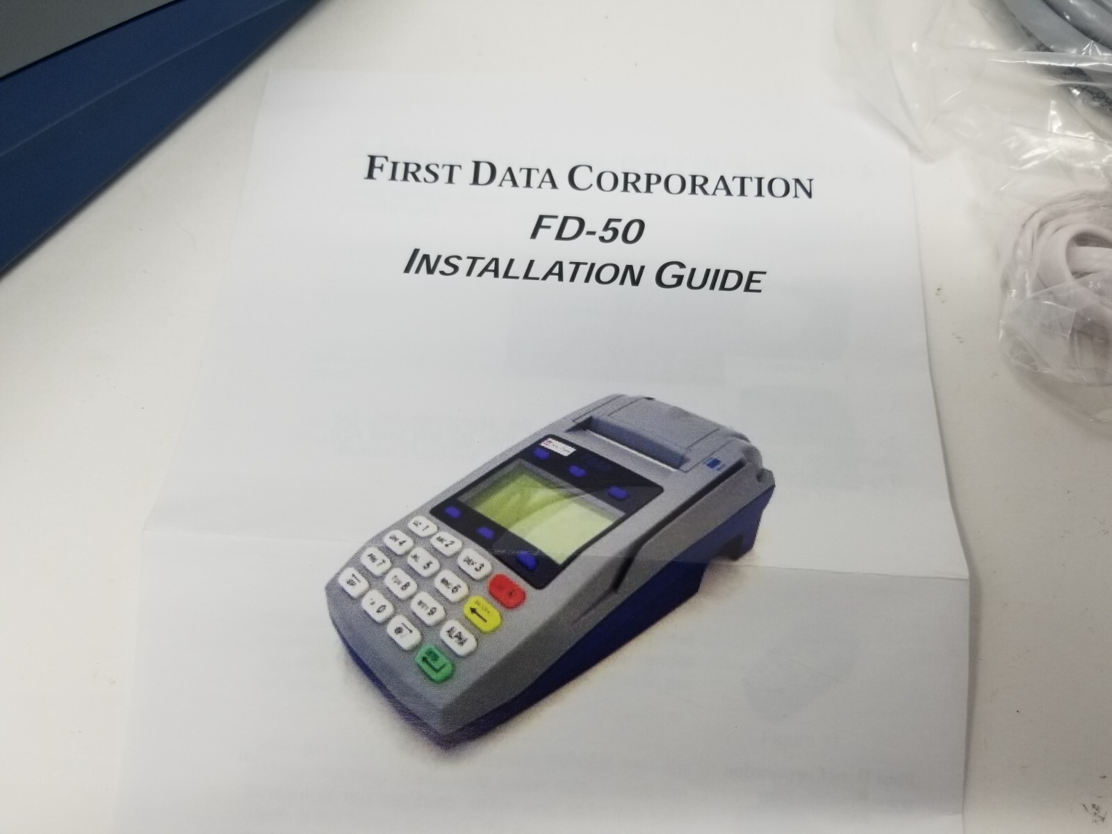 First Data FD50 Credit Card Mashine Terminal