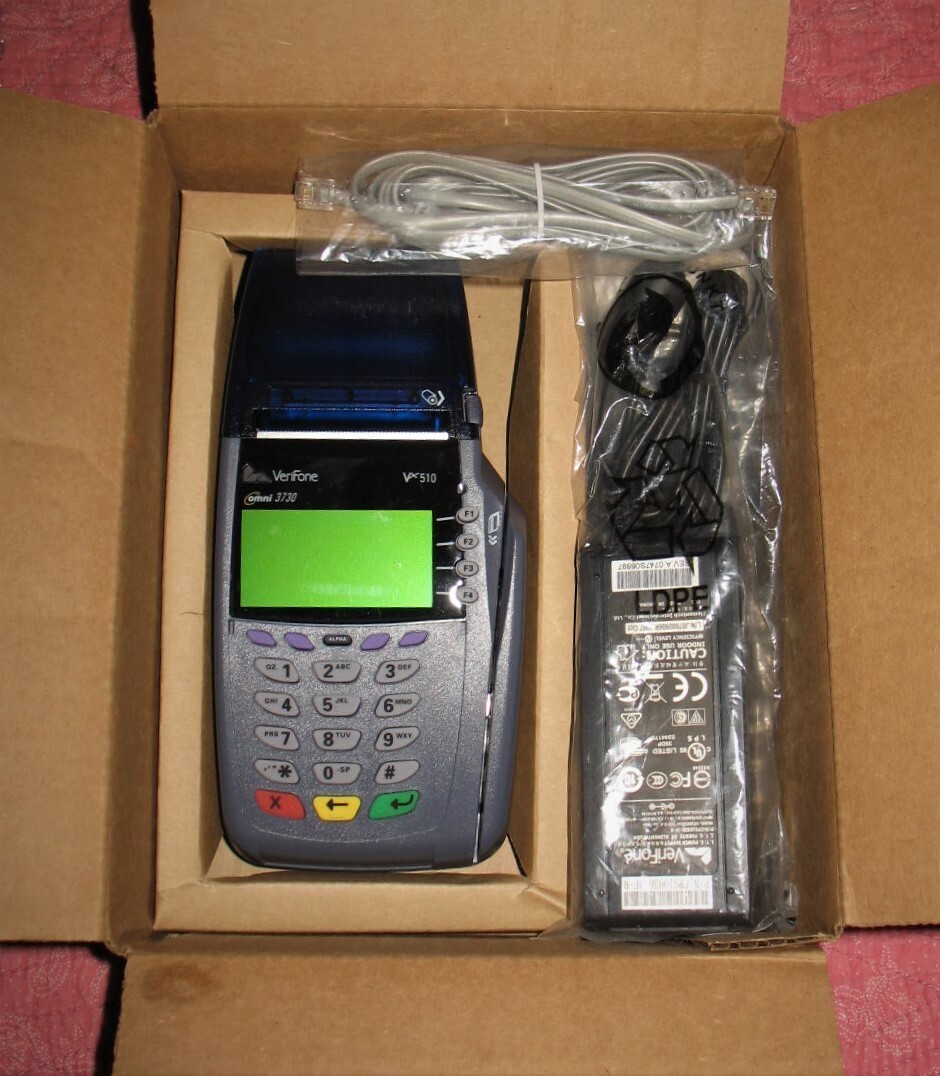 Verifone Vx510 Omni3730 in the Box and Appears Unused but Untested