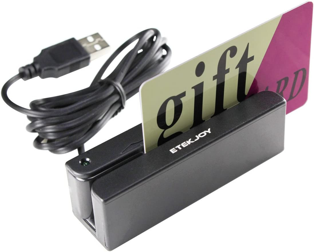 USB 3-Track Magnetic Stripe Card Reader POS Credit Card Reader Swiper