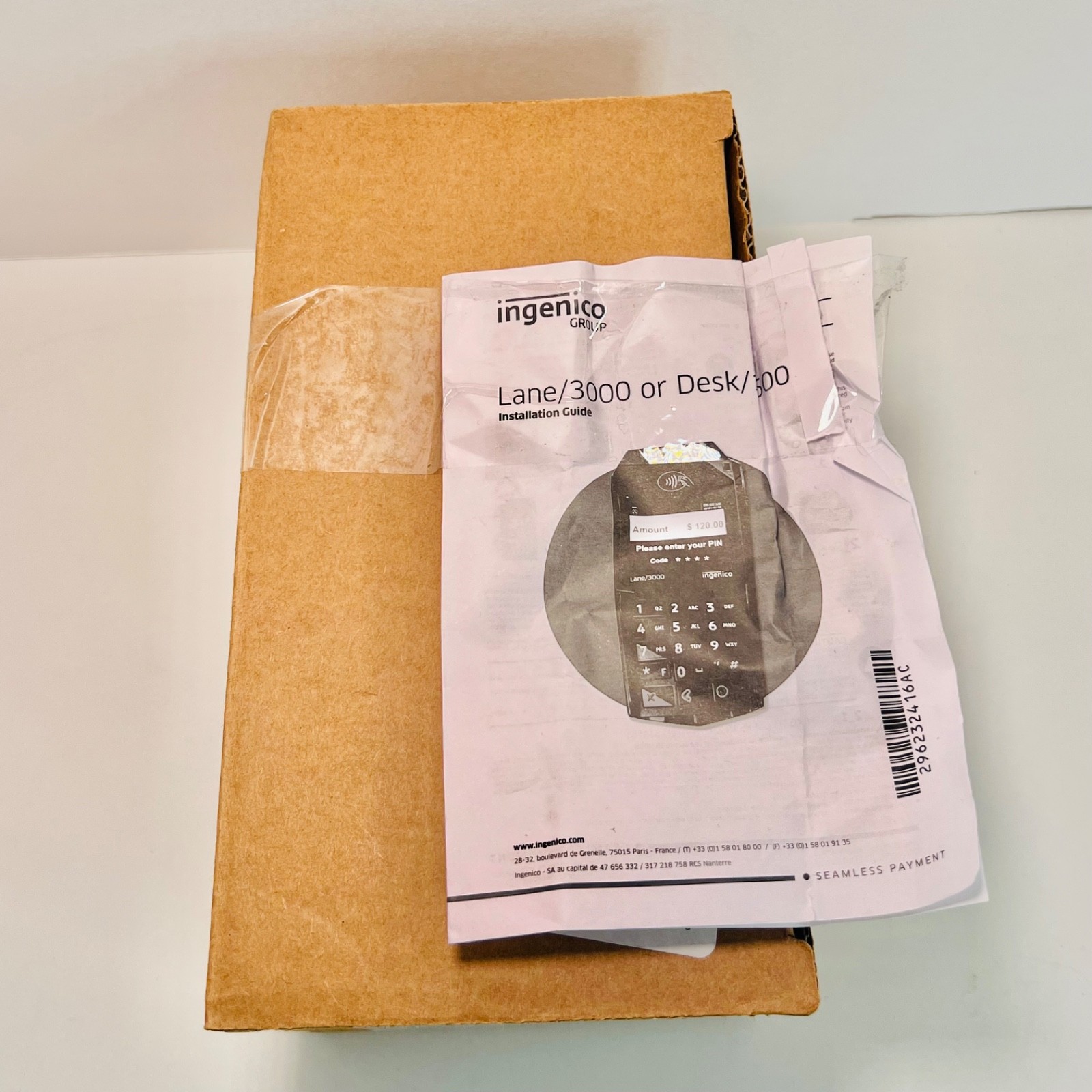 Ingenico Lane 3000 MRN30310702A Credit Card Reader New in Box!