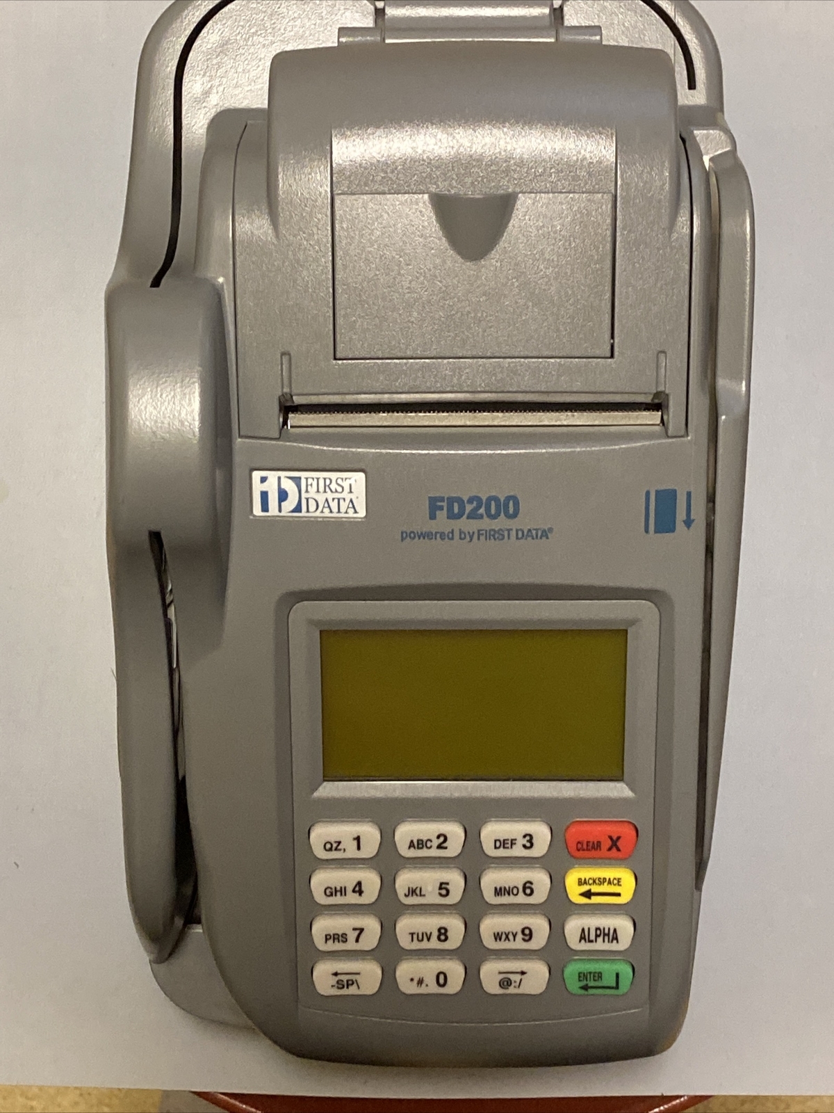 FD200 & FD30 W/ Stand First Data Payment Essentials Credit Card Terminal Check