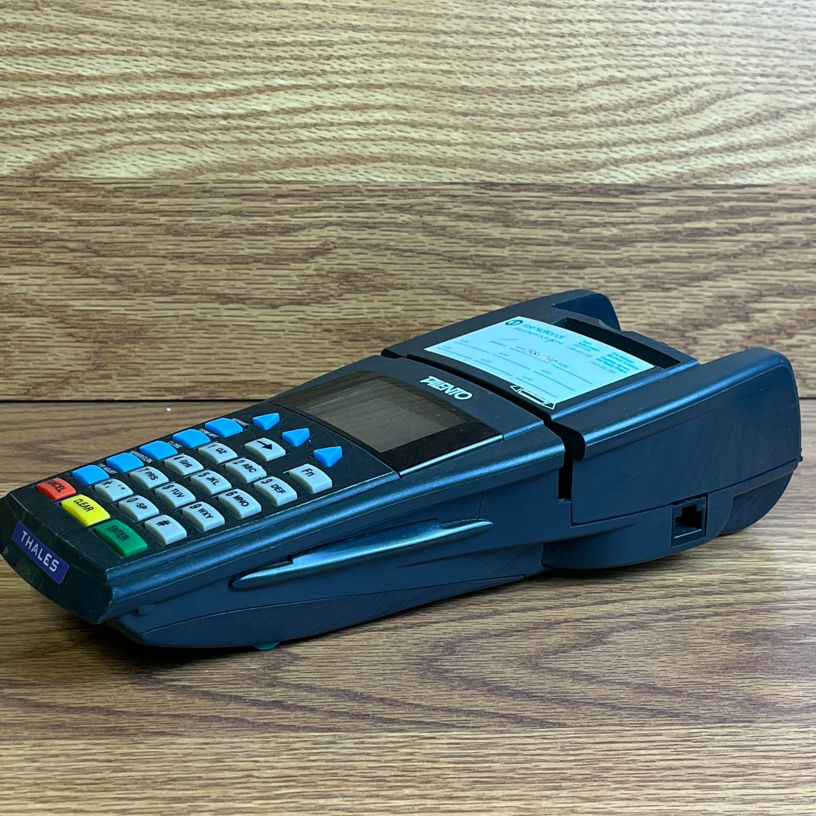 Thales Talento T-One Black Wired Digital LCD Display 25-key Credit Card Terminal