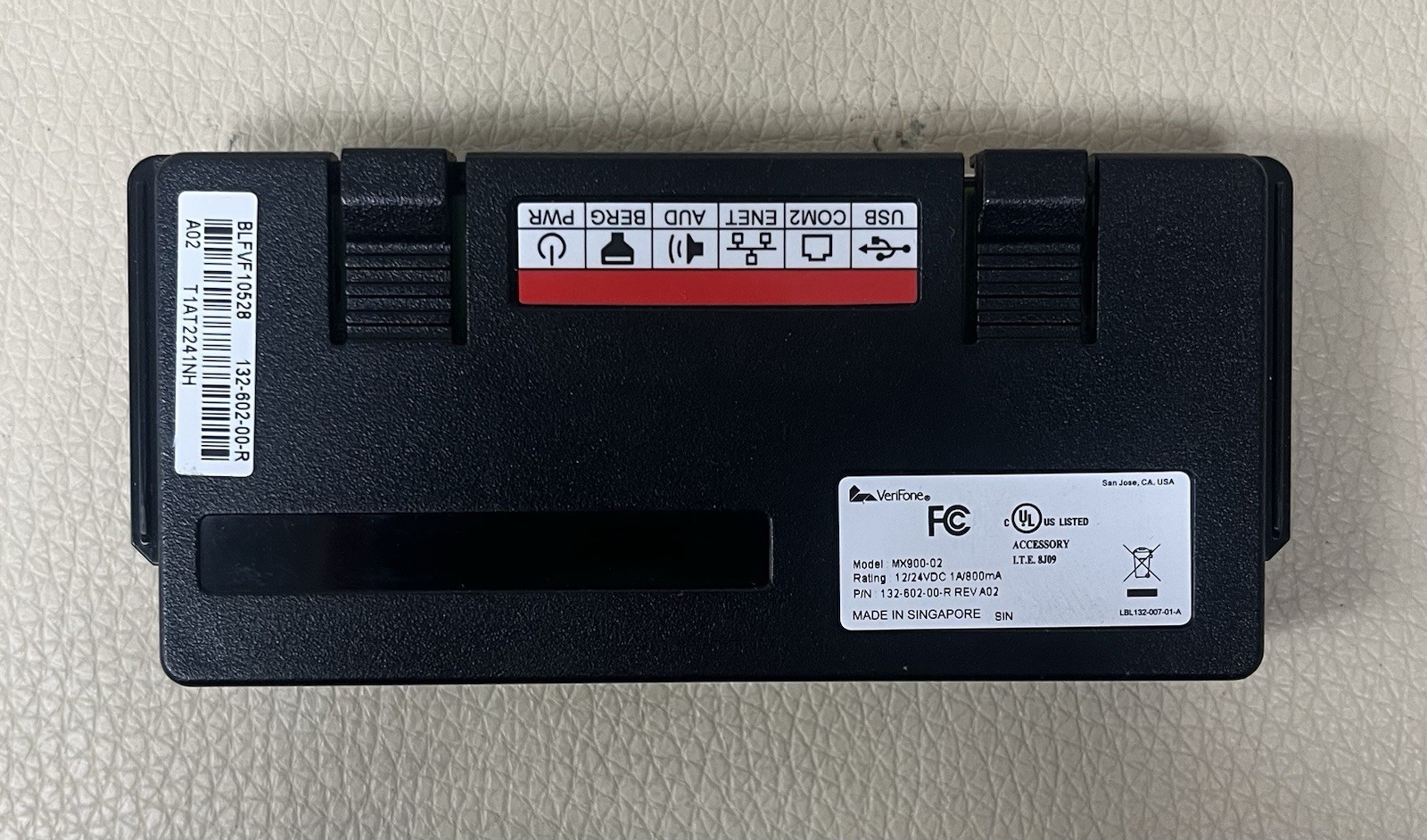 LOT OF 5 Verifone MX900-02 132-602-00-R USB/Ethernet I/O Module