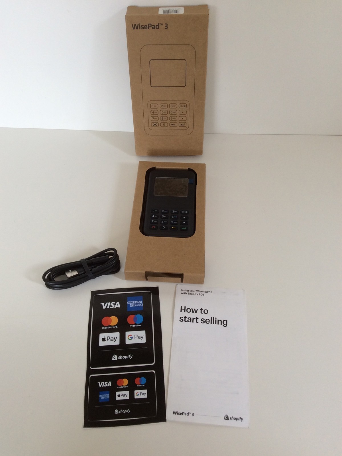 Shopify WisePad 3 Mobile POS Card Reader Tap Chip and Contactless Payment Device