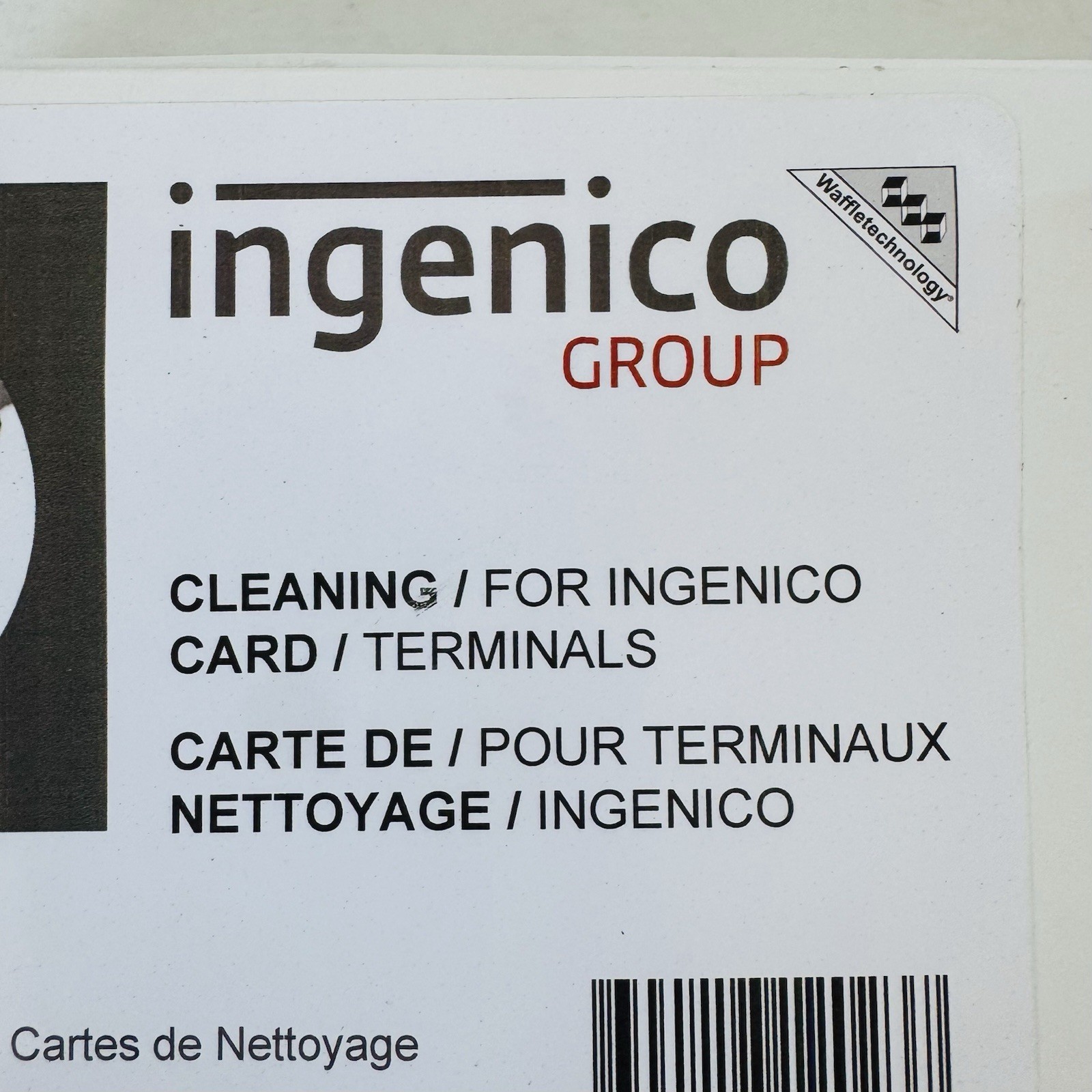 Ingenico Cleaning Card for Smart Cards & Magnetic Stripe 40 Count