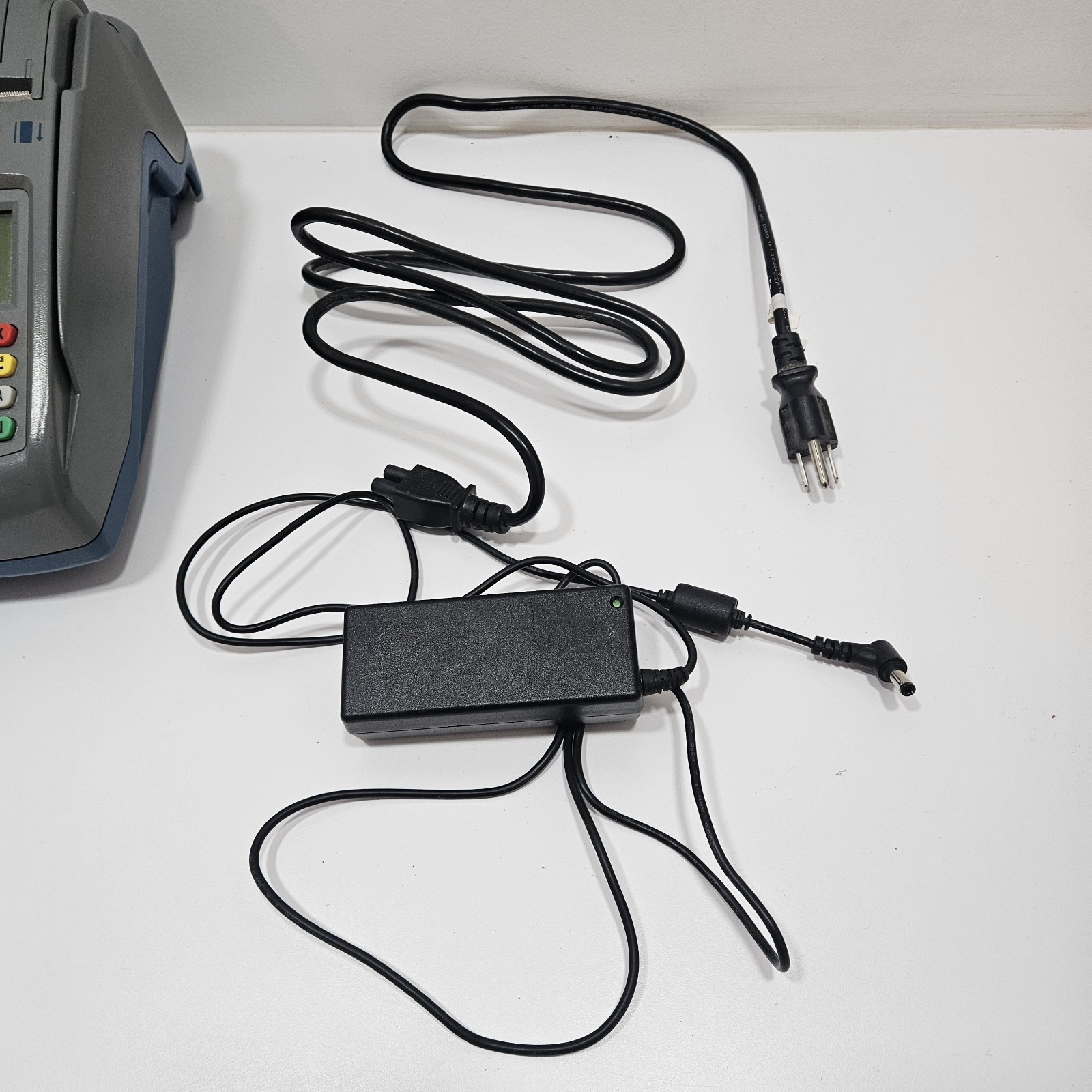 First Data FD200 Terminal & Check Reader With Power Adapter Fd-10c (Not Working