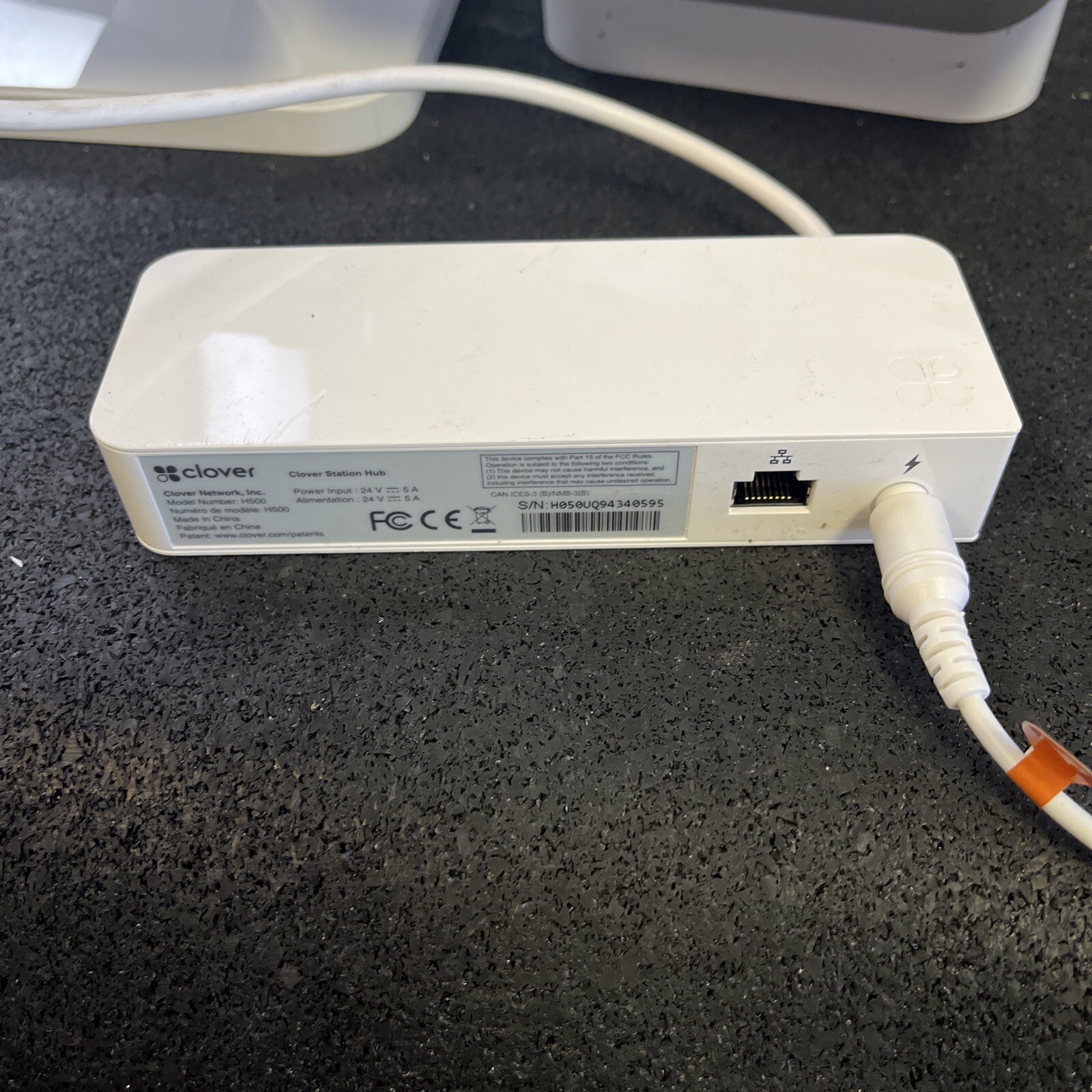 Clover Station C500 POS Point of Sale System W/Printer P501 & Cords –