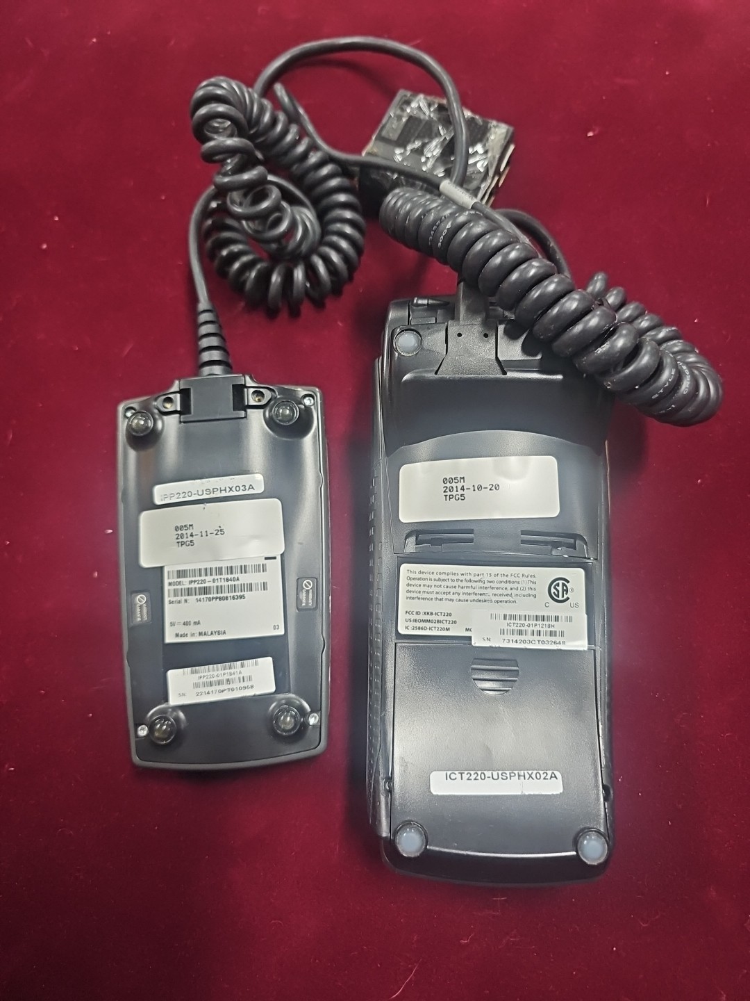 ingenico ICT220 W/ iPP220 Pin Pad
