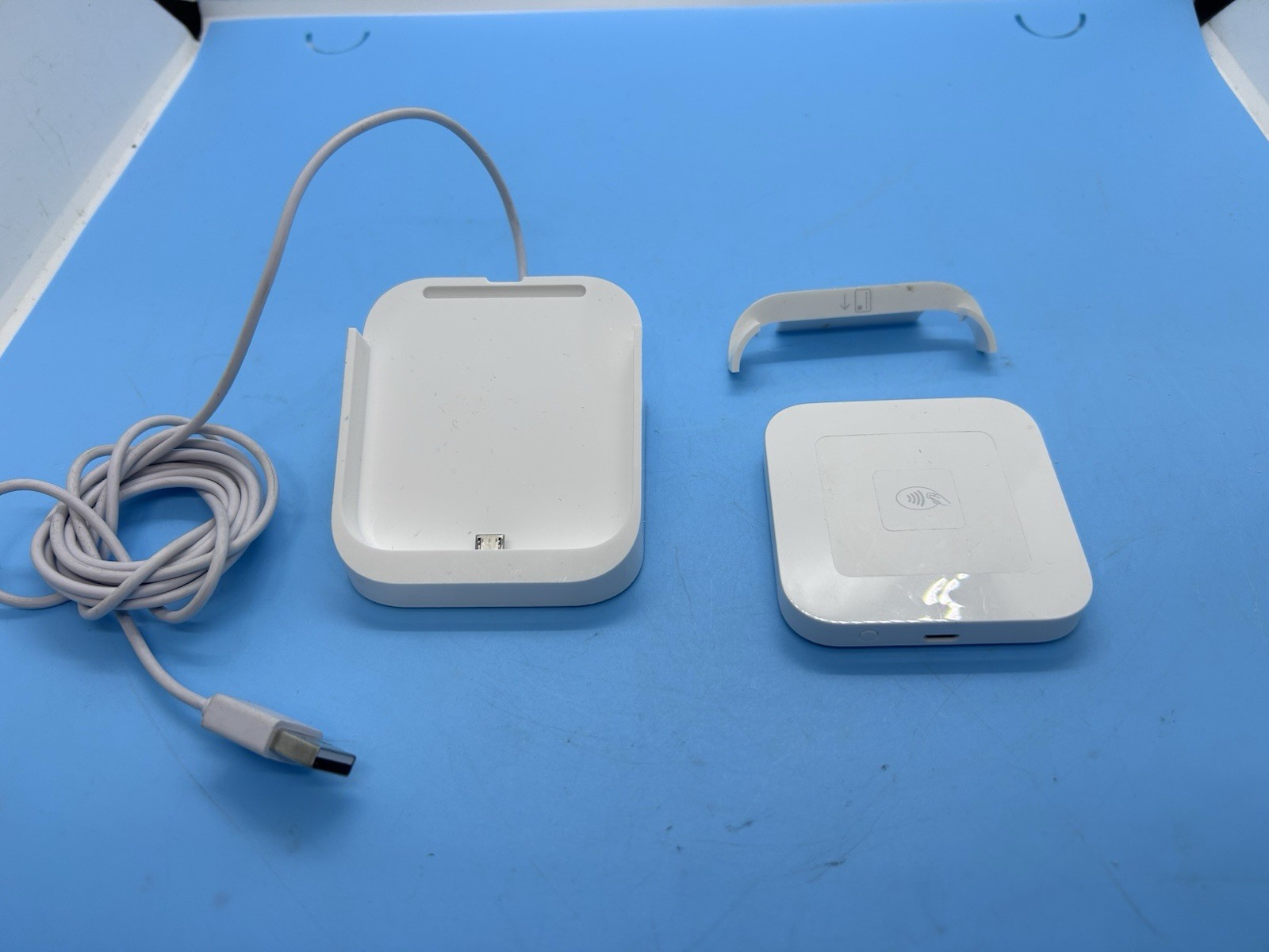 Square Credit Card Reader For Contactless Chip Model S6. W/Square USB Dock S7