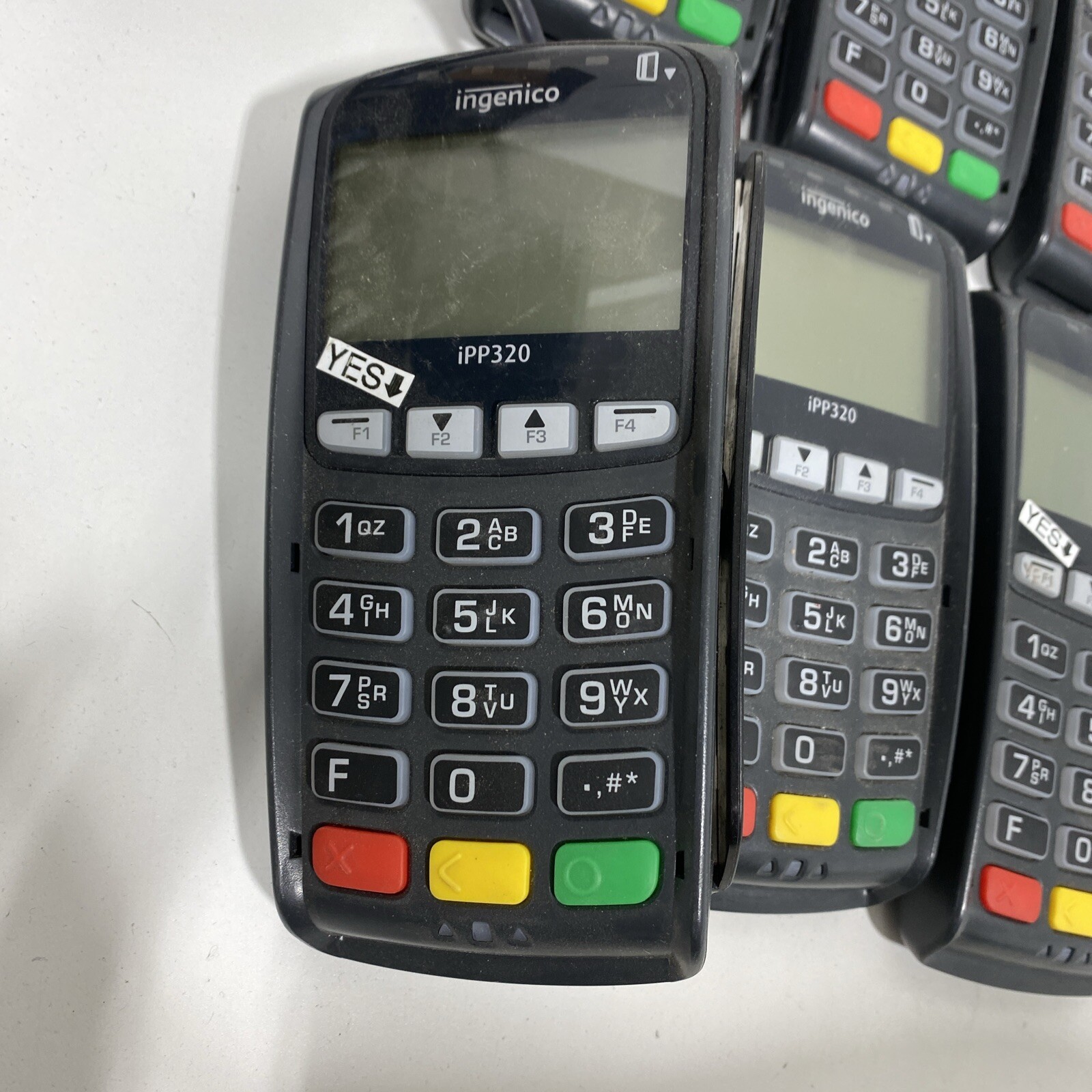 INGENICO IPP320 POS CREDIT CARD READER IPP320-01T1358A Lot of 9 w/ USB cables